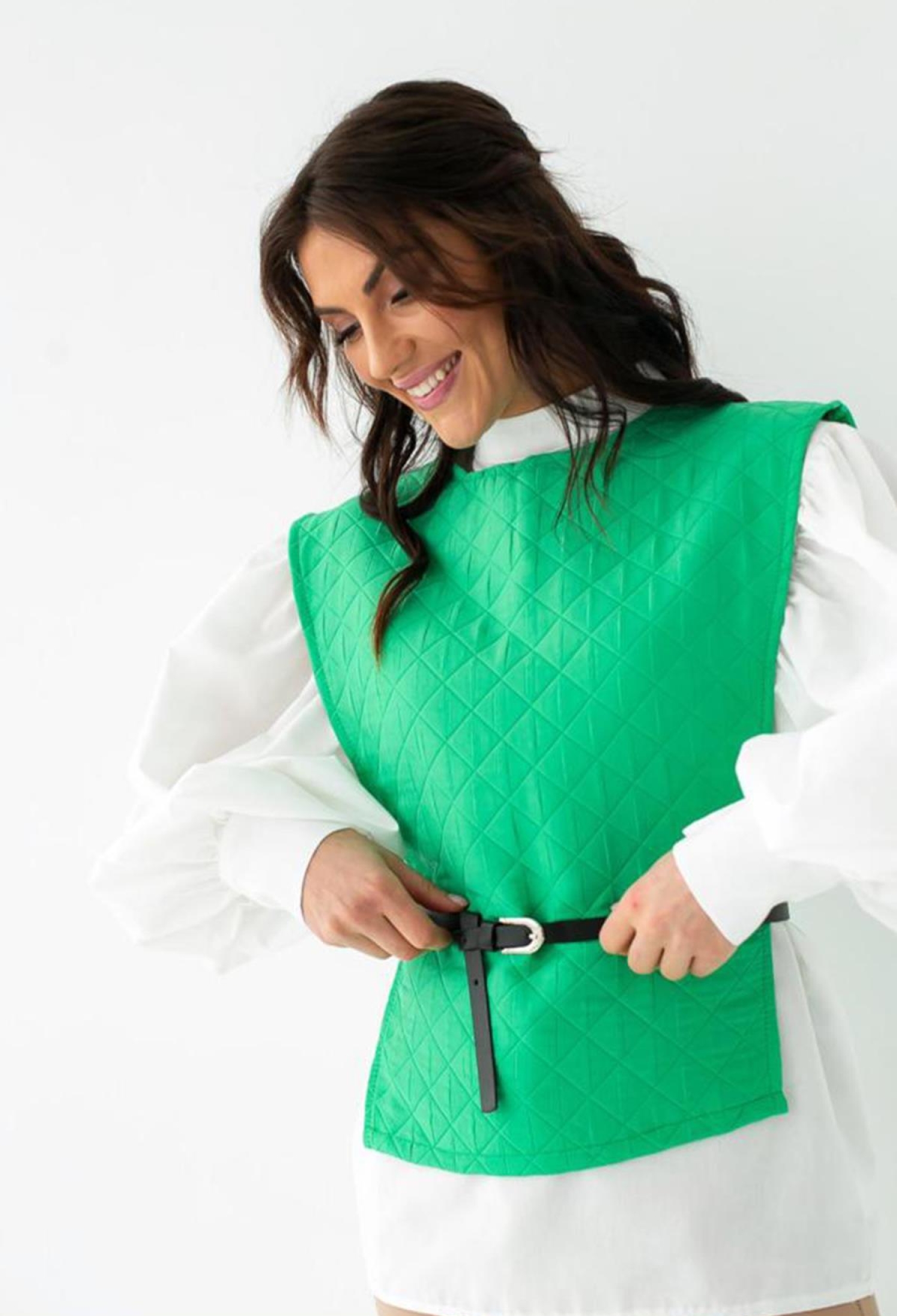Belted Shirt And Poncho Set - Brand: Elisa - Women & Kids, Baby Clothes Wholesale - TheBS Women