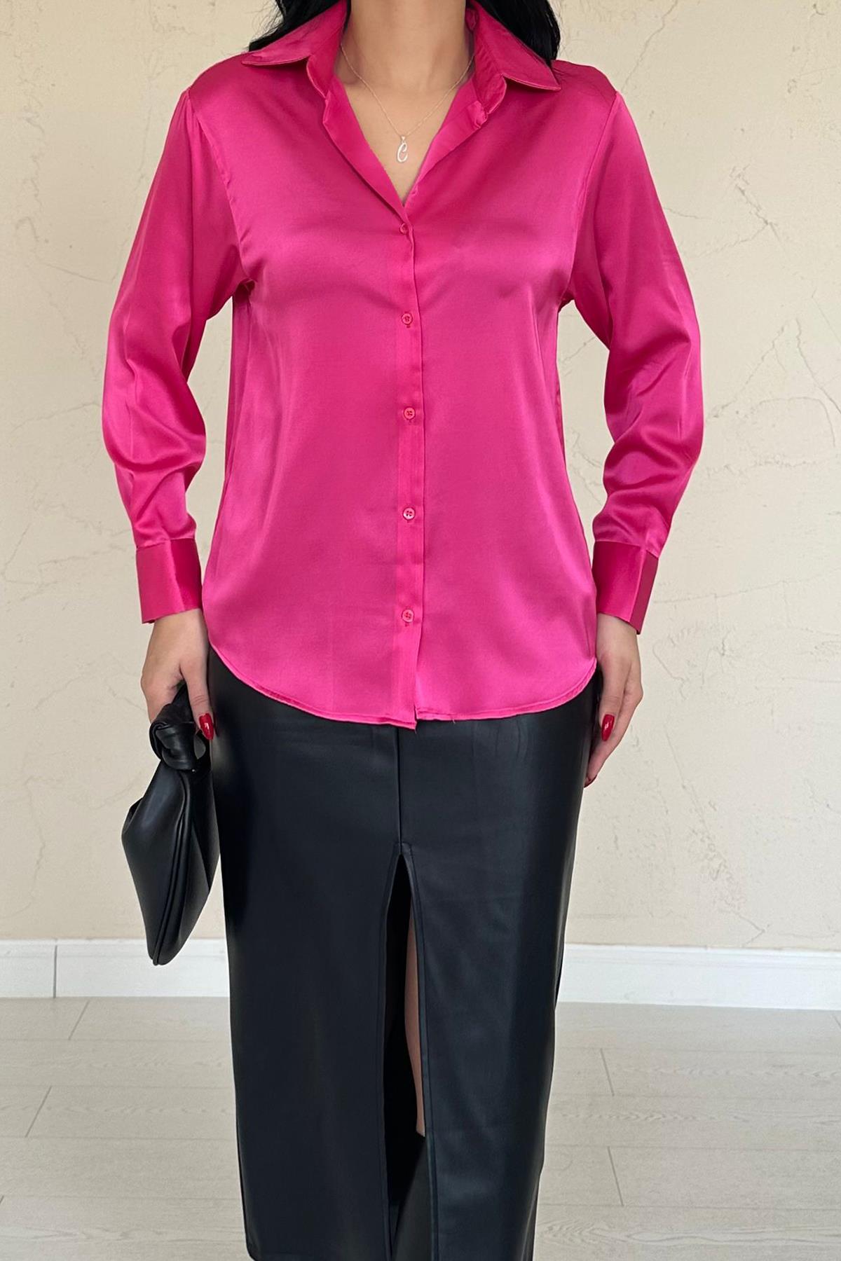 Satin Shirt – Brand: Elisa – Women & Kids, Baby Clothes Wholesale – TheBS Women