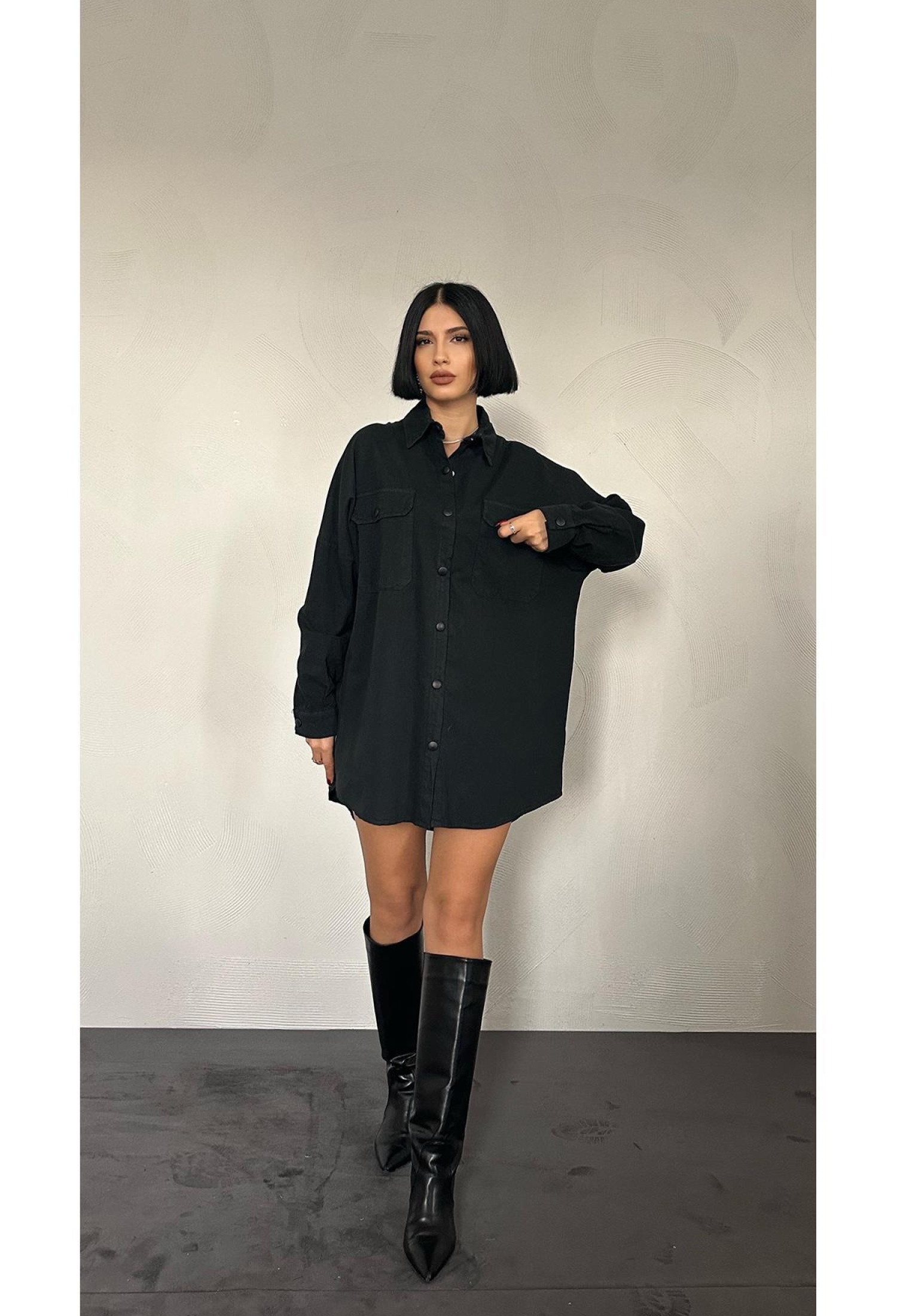 Double Pocket Flap Snap Fastener Shirt - Brand: Elisa - Women & Kids, Baby Clothes Wholesale - TheBS Women