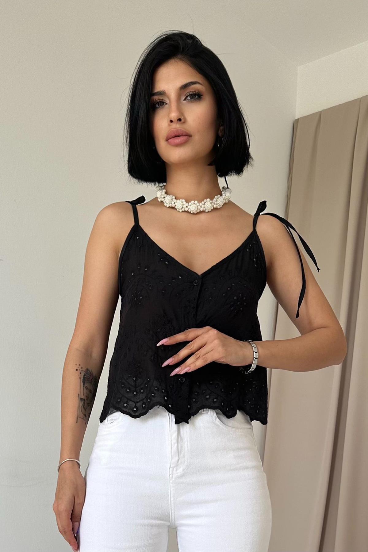 Lace Embroidery Blouse - Brand: Elisa - Women & Kids, Baby Clothes Wholesale - TheBS Women