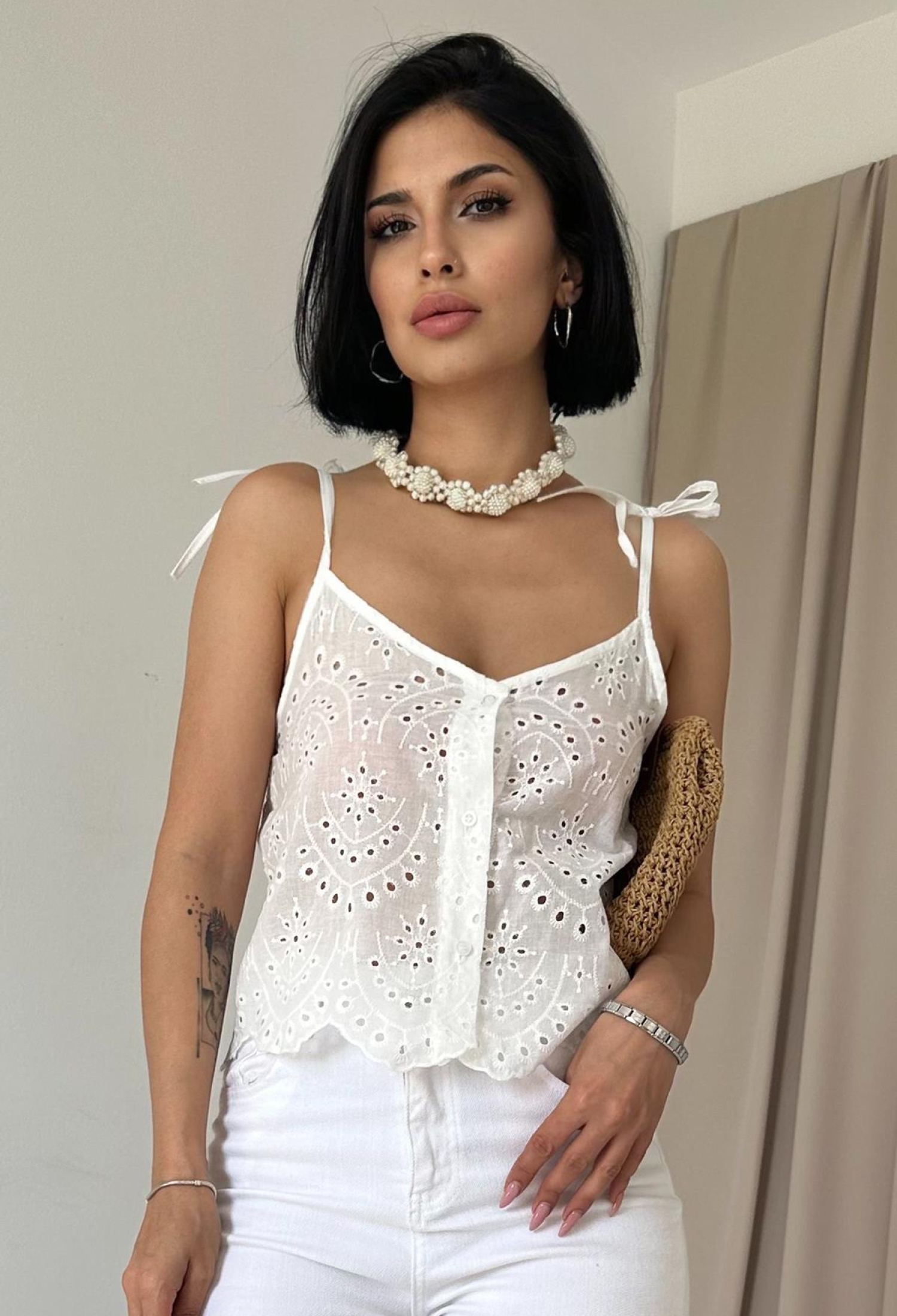 Lace Embroidery Blouse - Brand: Elisa - Women & Kids, Baby Clothes Wholesale - TheBS Women