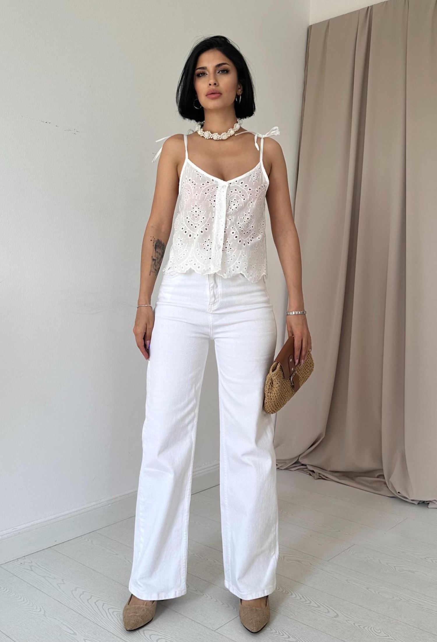 Lace Embroidery Blouse - Brand: Elisa - Women & Kids, Baby Clothes Wholesale - TheBS Women