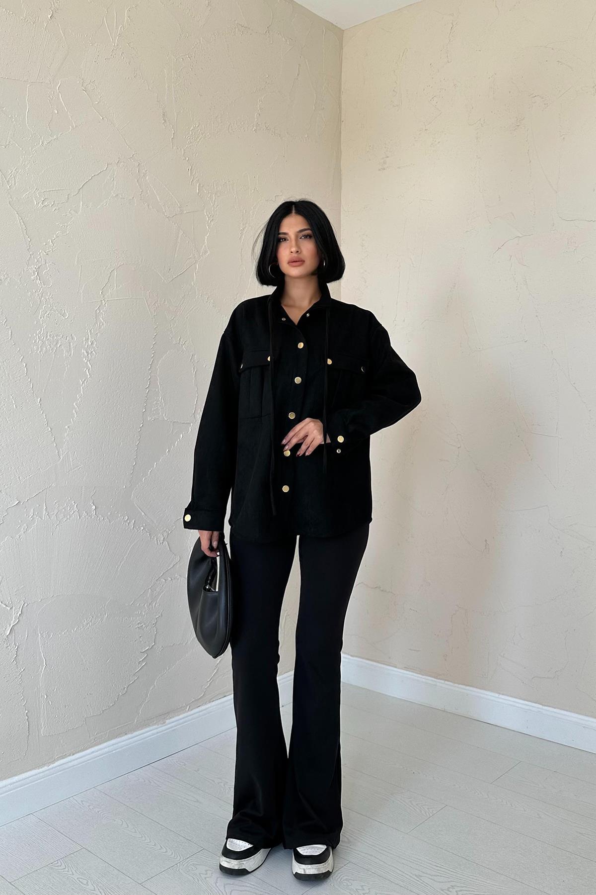 Snap-On Suede Shirt – Brand: Elisa – Women & Kids, Baby Clothes Wholesale – TheBS Women