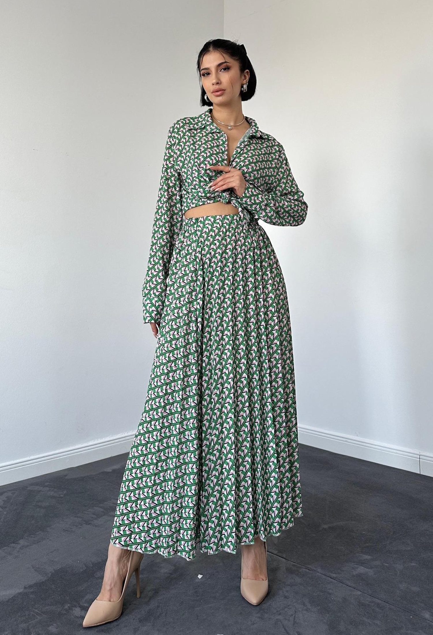 Digital Printed Skirt - Brand: Elisa - Women & Kids, Baby Clothes Wholesale - TheBS Women