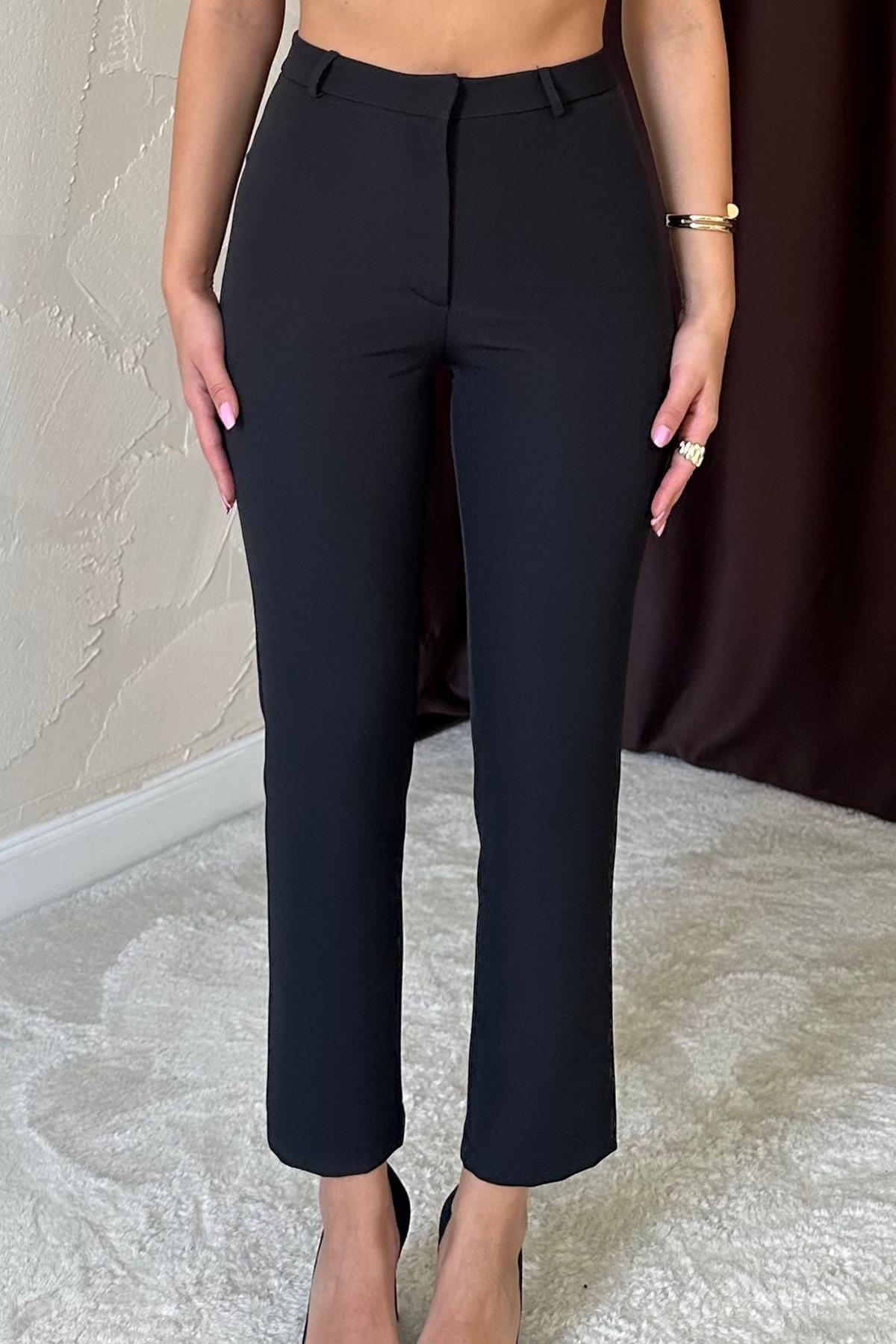 Darted Trousers – Black – Brand: Elisa – Women & Kids, Baby Clothes Wholesale – TheBS Women