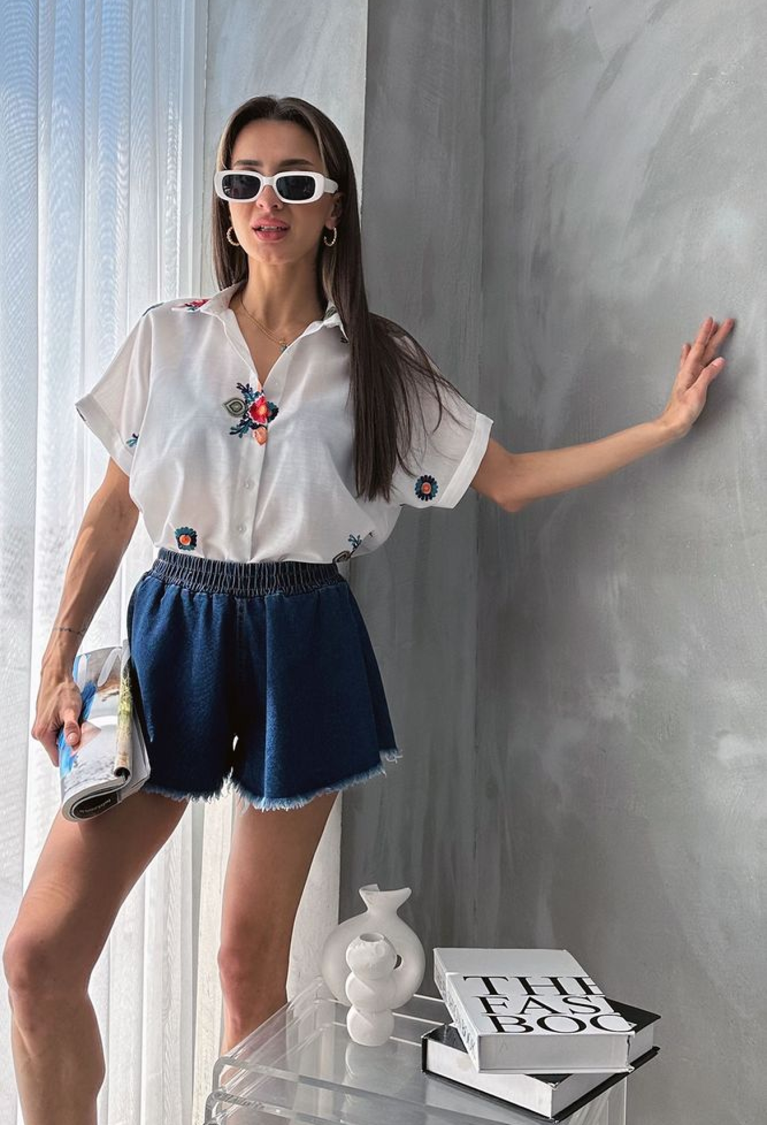 Embroidered Shirt - Brand: Topshow - Women & Kids, Baby Clothes Wholesale - TheBS Women