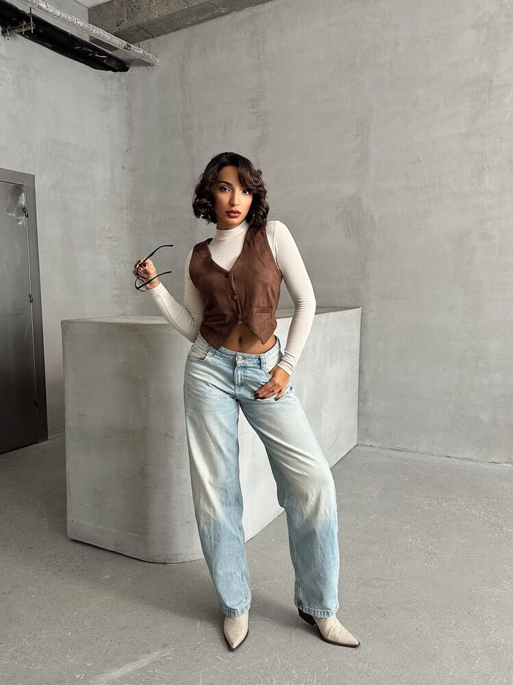 Suede Vest - Brand: Topshow - Women & Kids, Baby Clothes Wholesale - TheBS Women Suede Vest - Brand: Topshow - Women & Kids, Baby Clothes Wholesale - TheBS Women