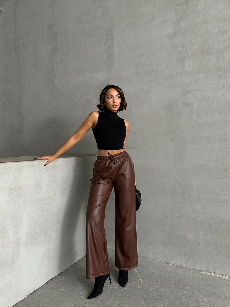 Leather Trousers – Brand: Topshow – Women & Kids, Baby Clothes Wholesale – TheBS Women
