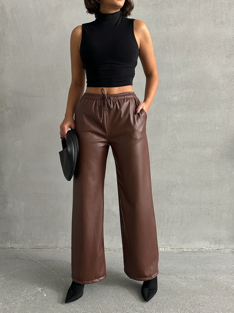 Leather Trousers – Brand: Topshow – Women & Kids, Baby Clothes Wholesale – TheBS Women