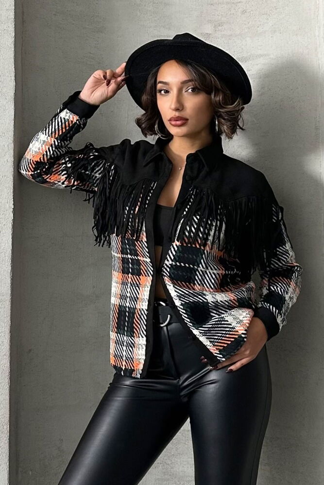 Plaid Shirt – Black – Brand: Topshow – Women & Kids, Baby Clothes Wholesale – TheBS Women