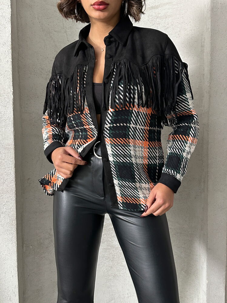 Plaid Shirt – Black – Brand: Topshow – Women & Kids, Baby Clothes Wholesale – TheBS Women