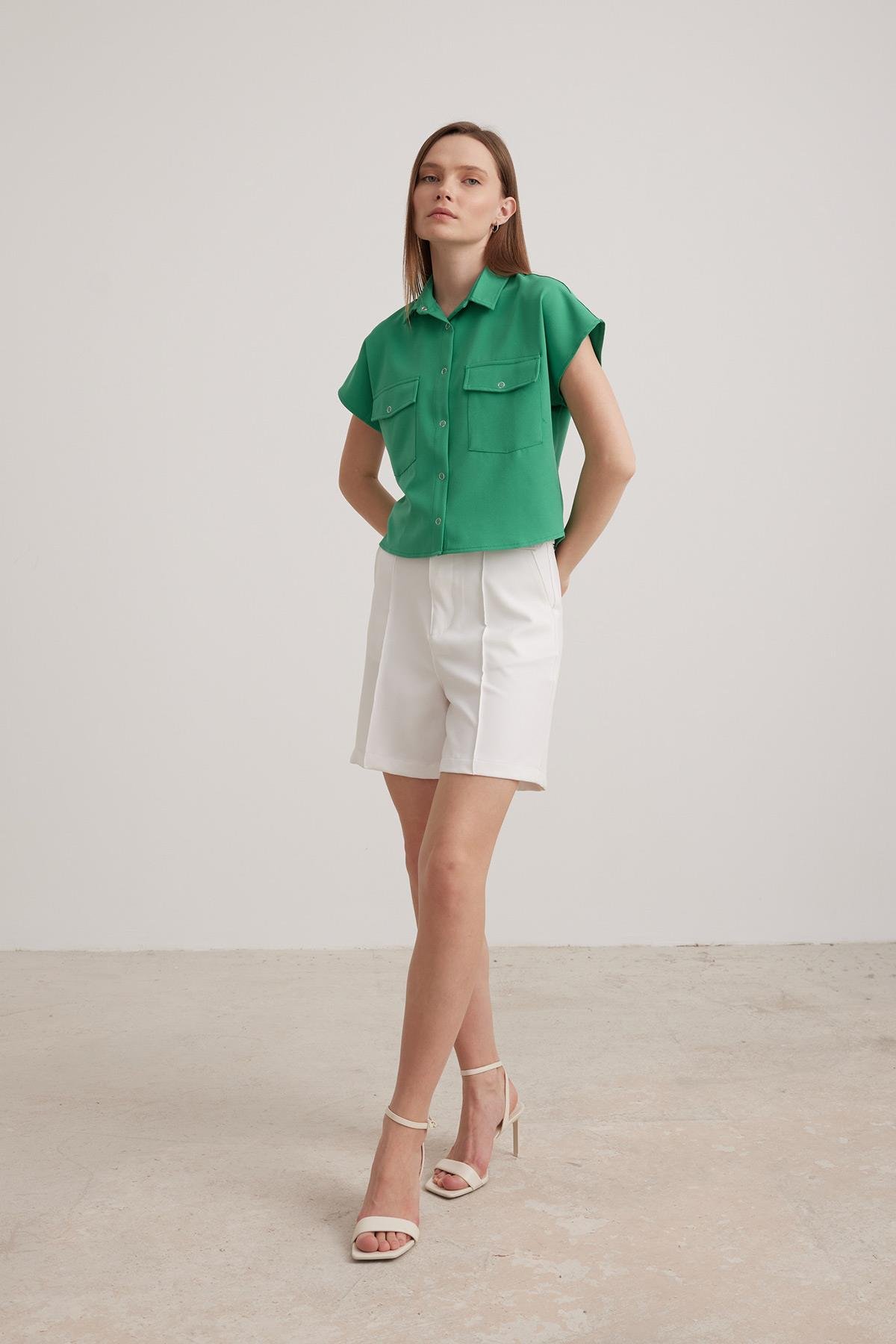 Short Sleeve Women’s Shirt Benetton – Brand: Levure – Women & Kids, Baby Clothes Wholesale – TheBS Women