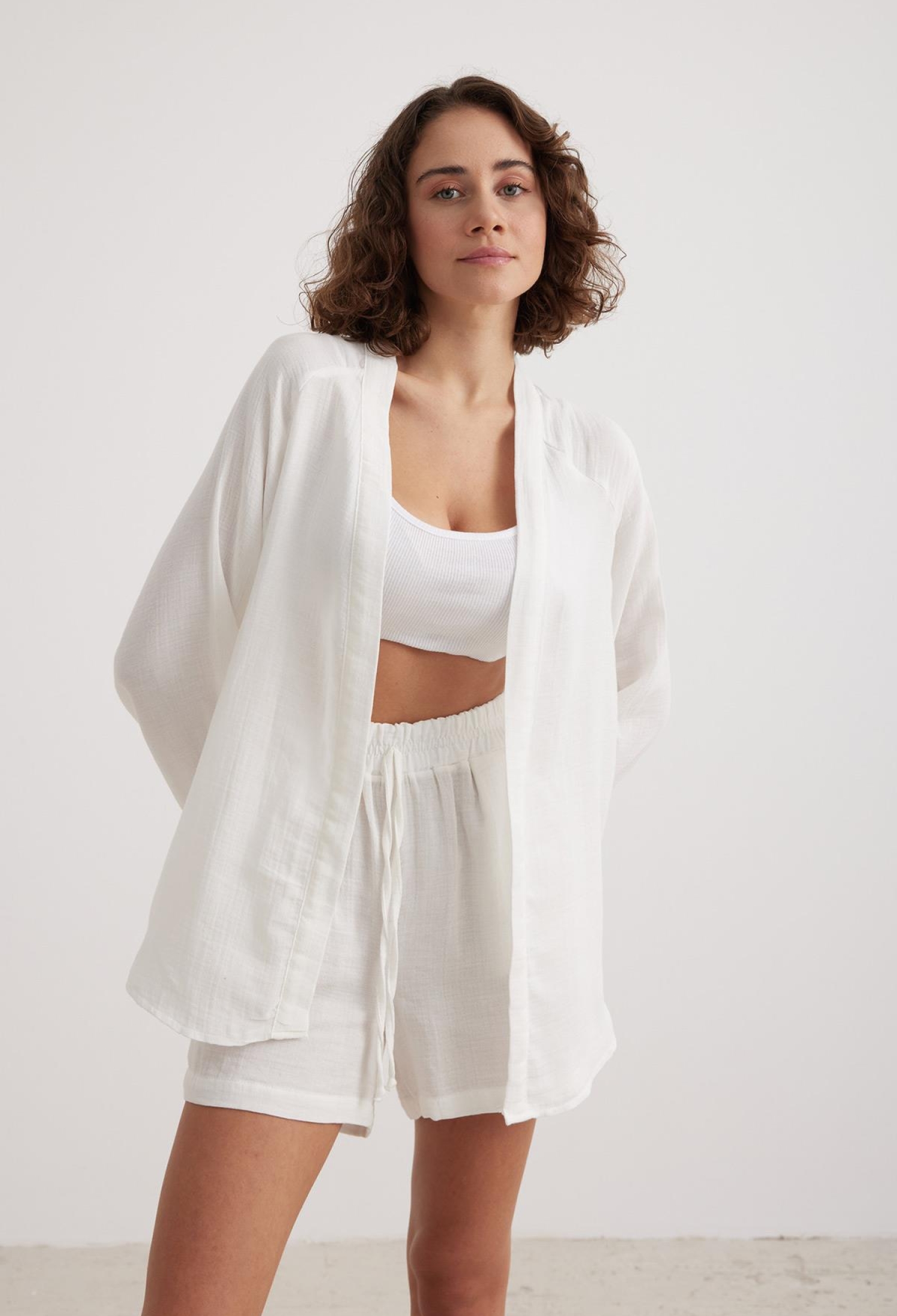 Women's Muslin Elastic Waist Shorts - Brand: Levure - Women & Kids, Baby Clothes Wholesale - TheBS Women