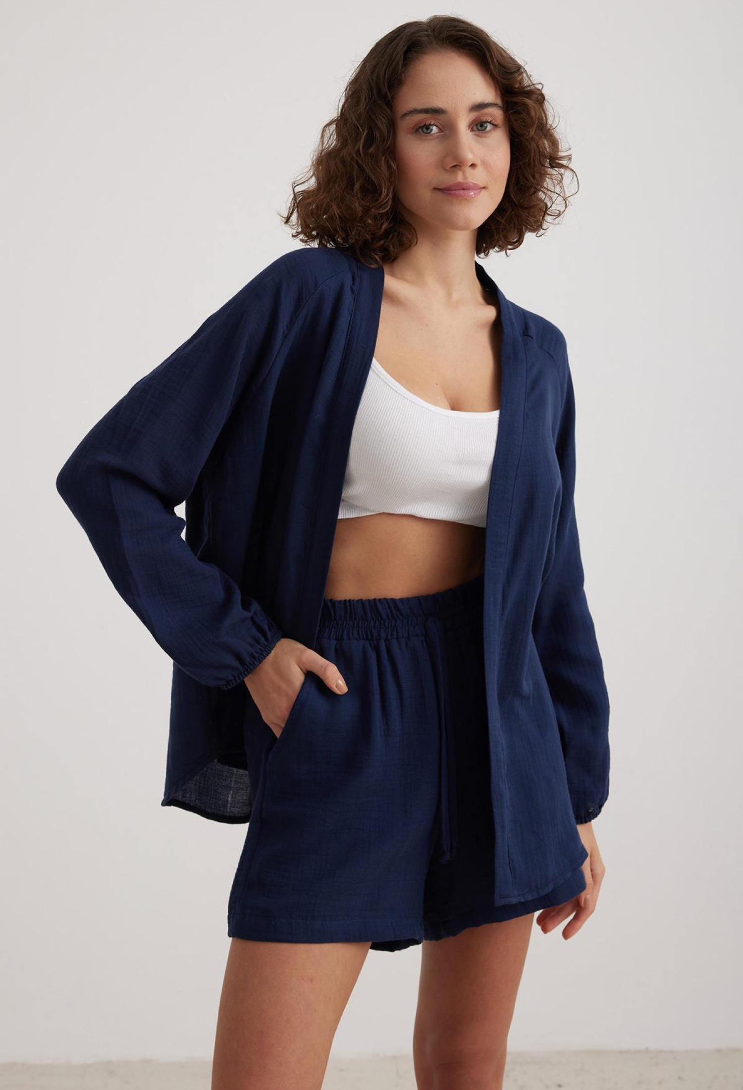 Women's Muslin Elastic Waist Shorts - Brand: Levure - Women & Kids, Baby Clothes Wholesale - TheBS Women