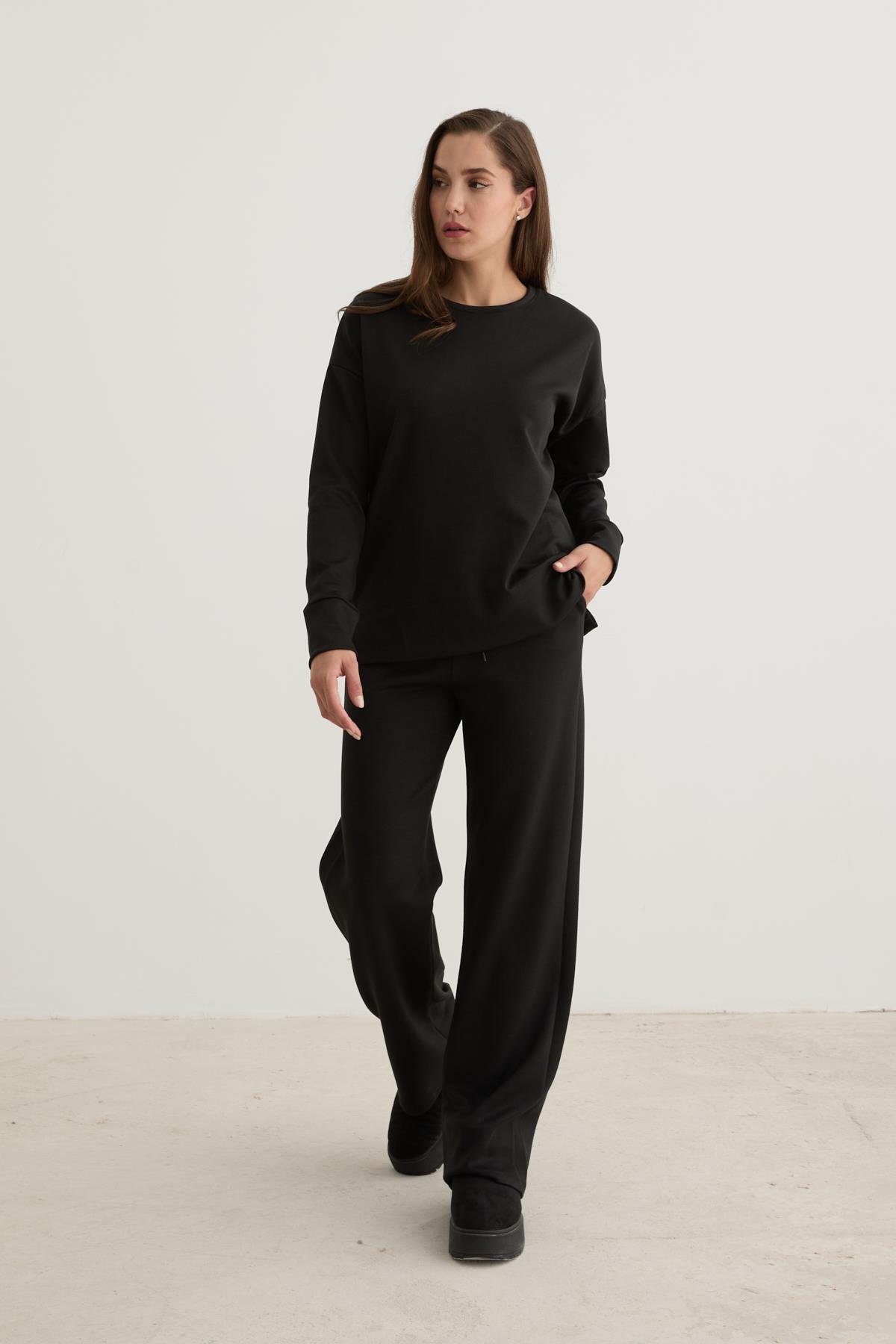 Women’s Elastic Waist Cord Detailed Trousers – Brand: Levure – Women & Kids, Baby Clothes Wholesale – TheBS Women