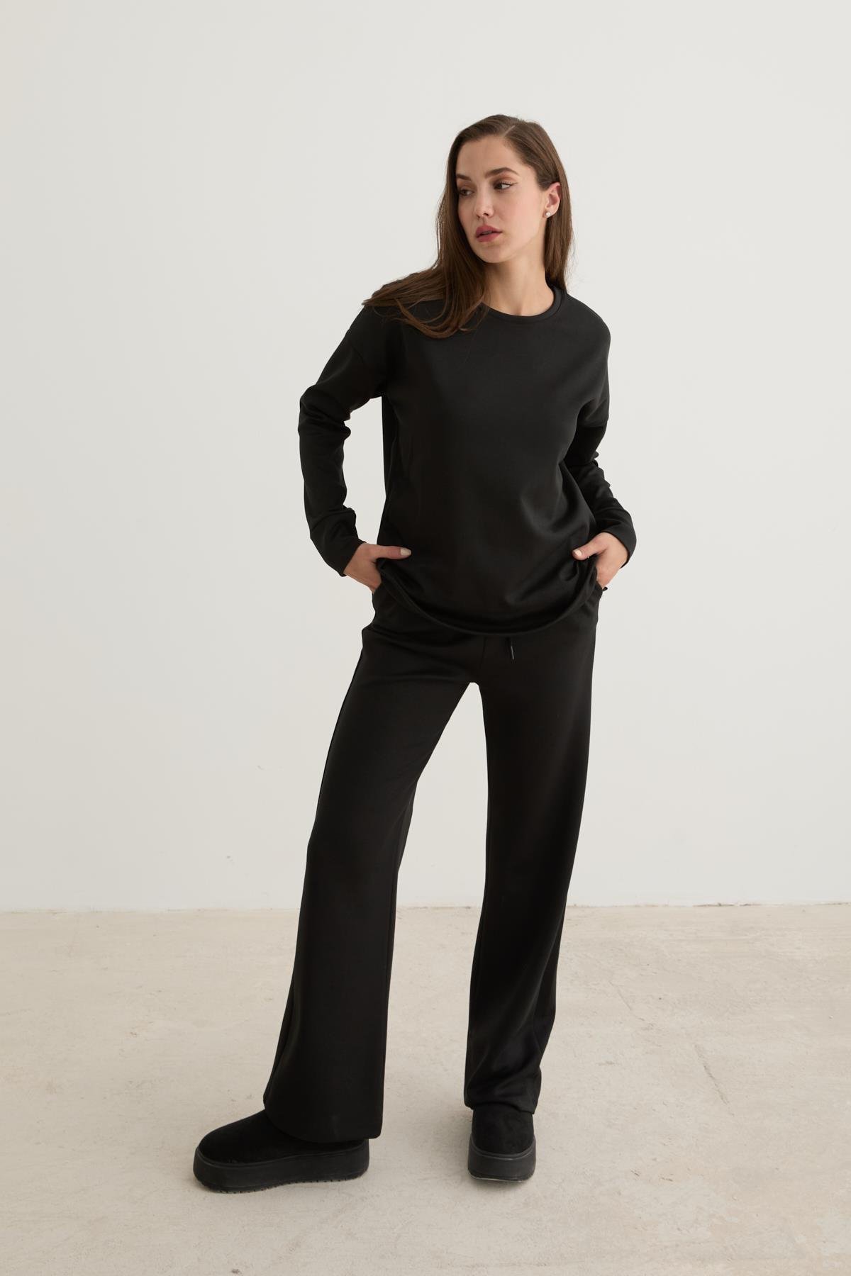 Women’s Elastic Waist Cord Detailed Trousers – Brand: Levure – Women & Kids, Baby Clothes Wholesale – TheBS Women