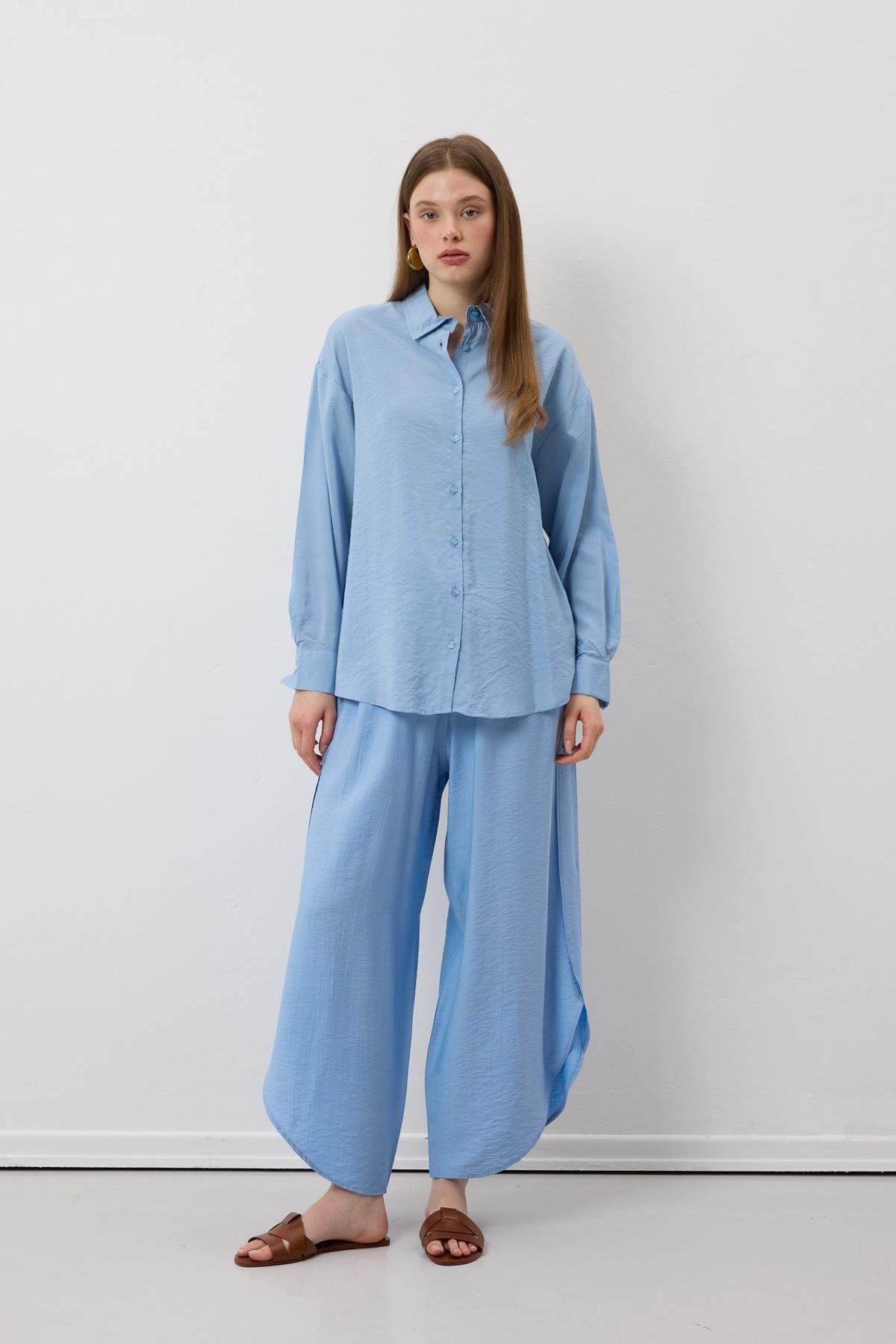 Elastic Waist Slit Pants - Brand: Levure - Women & Kids, Baby Clothes Wholesale - TheBS Women Elastic Waist Slit Pants - Brand: Levure - Women & Kids, Baby Clothes Wholesale - TheBS Women