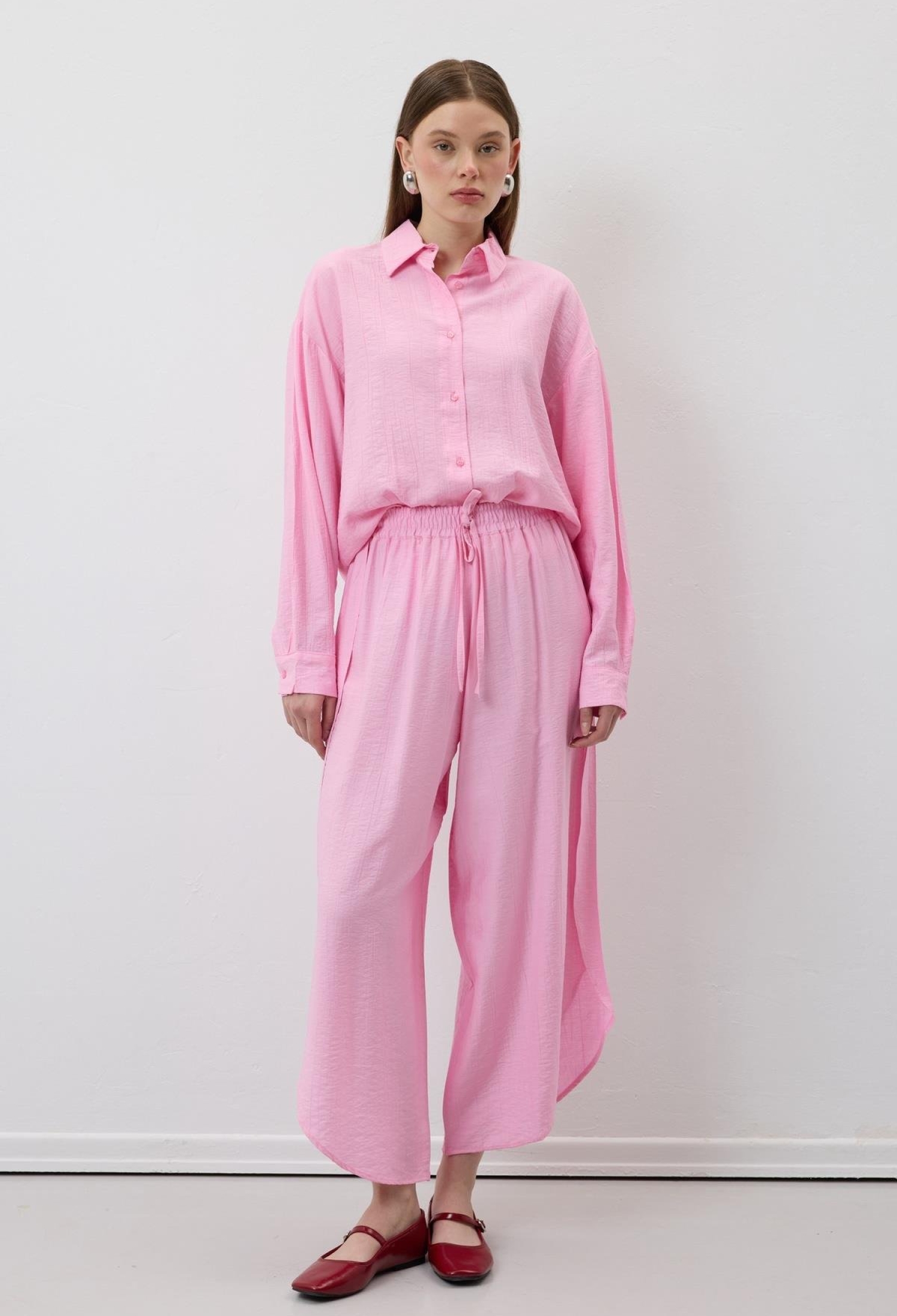 Elastic Waist Slit Pants - Brand: Levure - Women & Kids, Baby Clothes Wholesale - TheBS Women