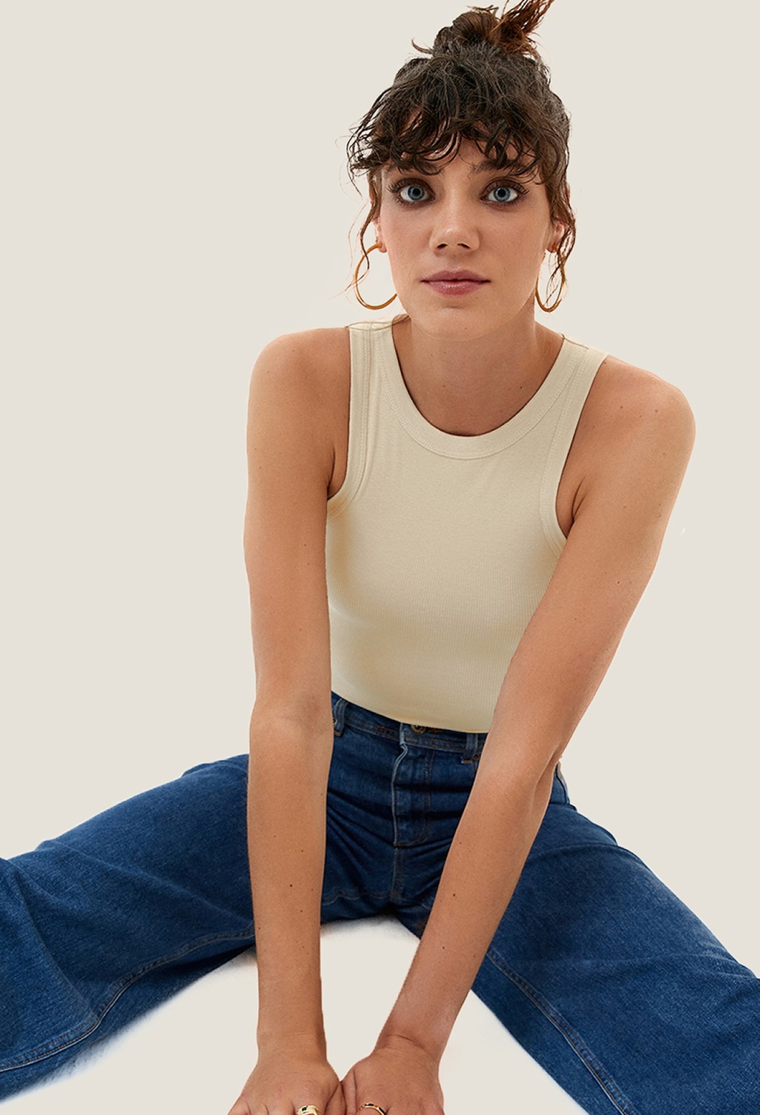 Ribbed Halter Neck Knitted Undershirt - Brand: la & vetta - Women & Kids, Baby Clothes Wholesale - TheBS Women