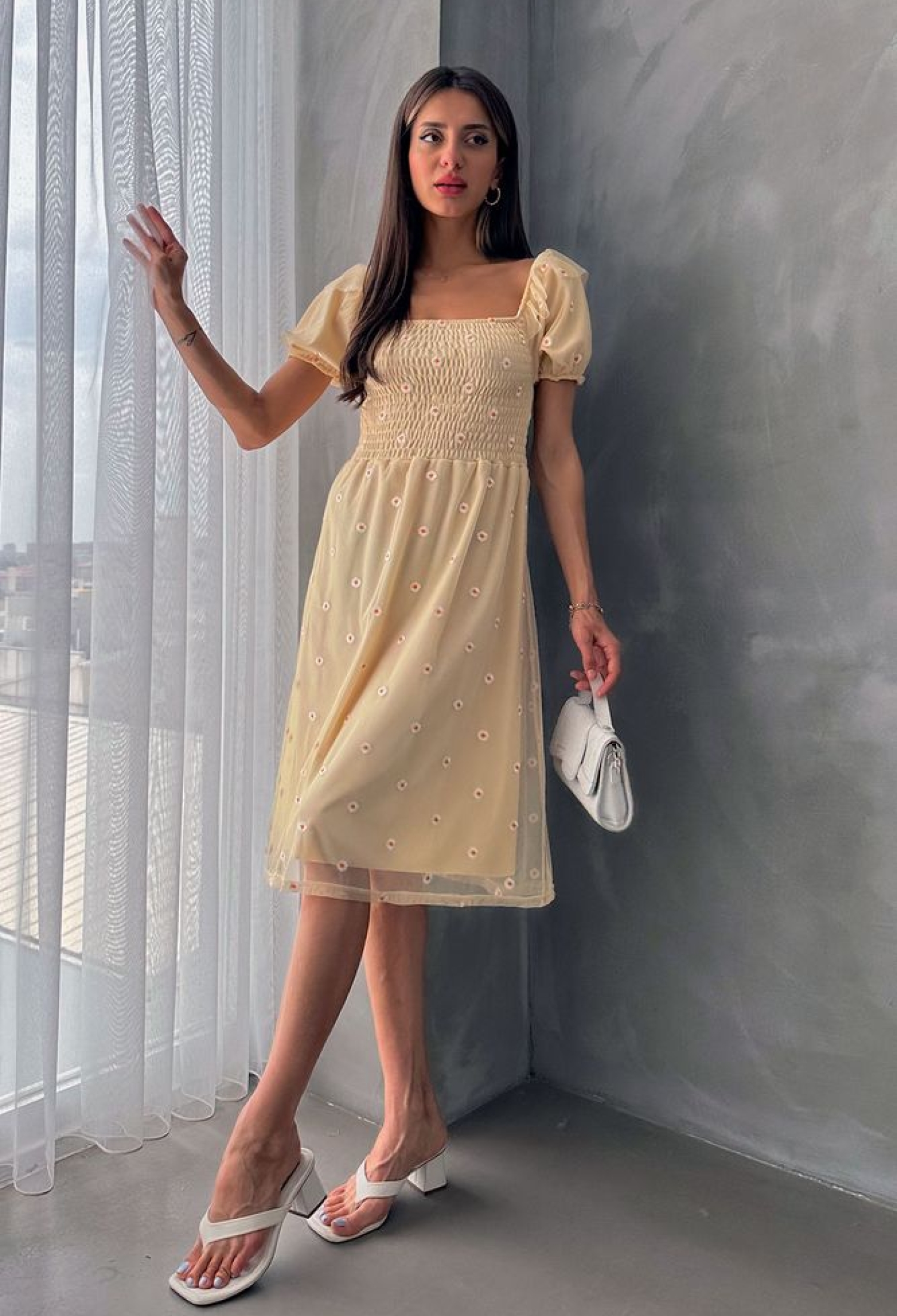 Boat Neck Chest Gimp Dress - Brand: Topshow - Women & Kids, Baby Clothes Wholesale - TheBS Women