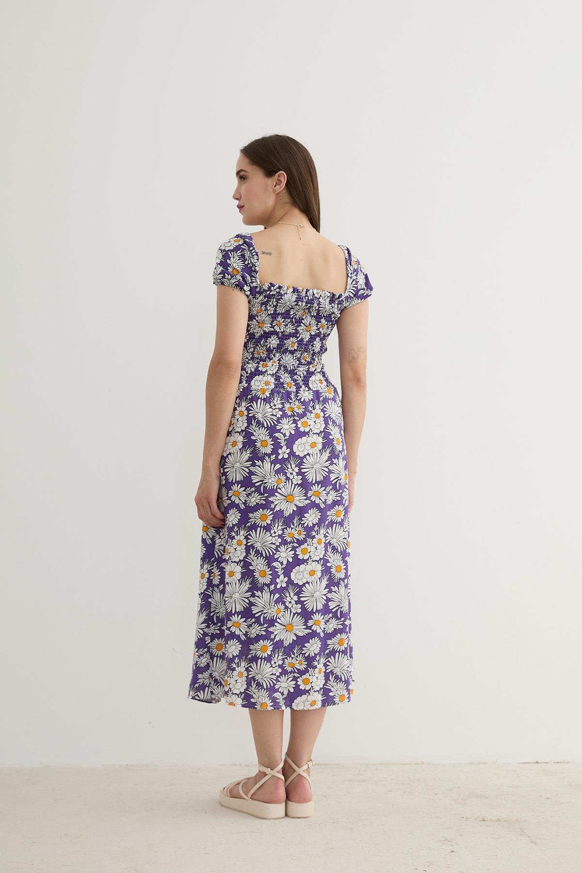 Women’s Floral Patterned Slit Dress – Brand: Levure – Women & Kids, Baby Clothes Wholesale – TheBS Women