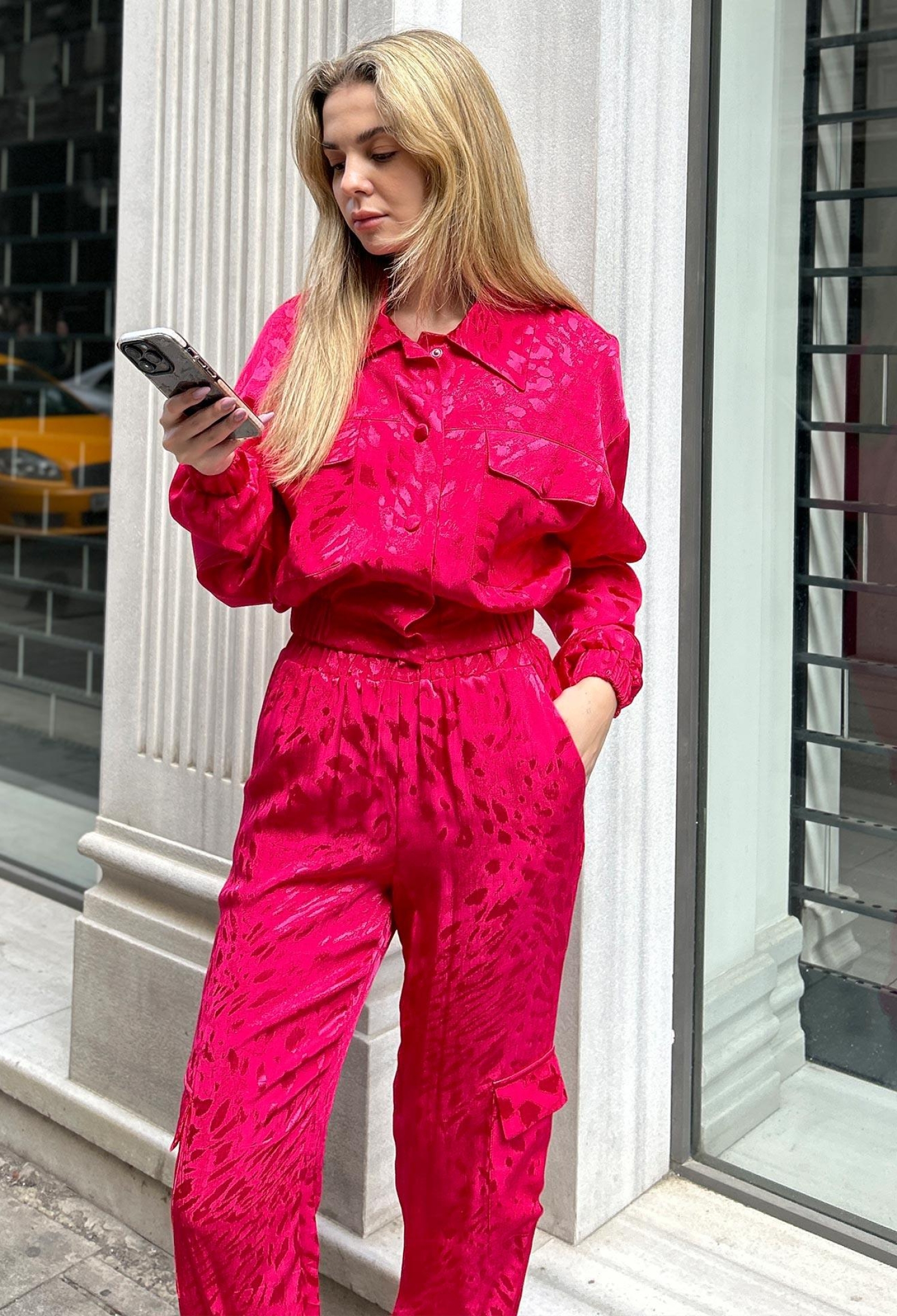 Patterned Elastic Trousers - Brand: Juste - Women & Kids, Baby Clothes Wholesale - TheBS Women