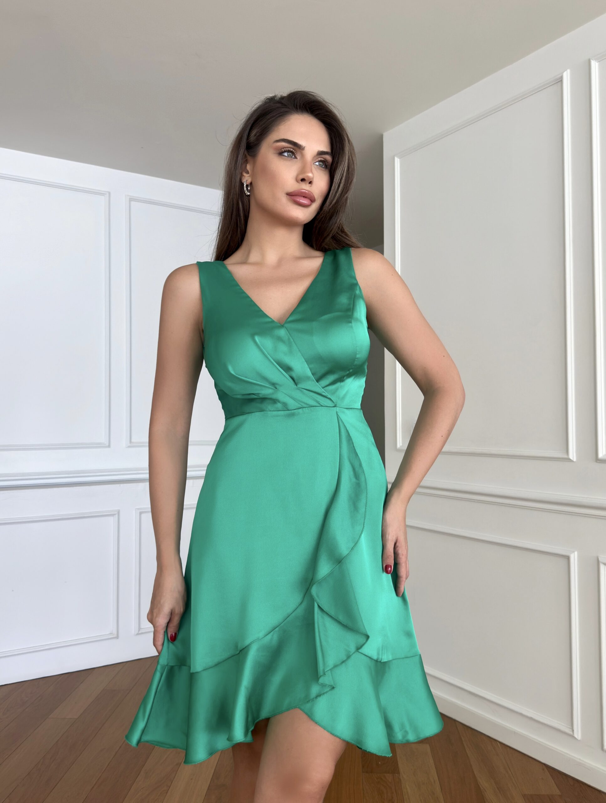 Double Breasted Flounce Globe Cobe Dress - Brand: STEPS - Women & Kids, Baby Clothes Wholesale - TheBS Women Double Breasted Flounce Globe Cobe Dress - Brand: STEPS - Women & Kids, Baby Clothes Wholesale - TheBS Women