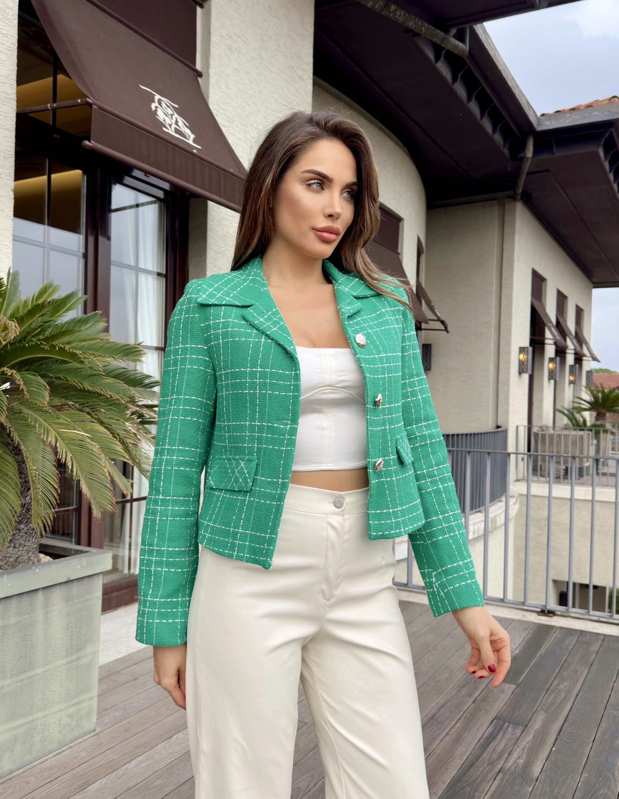 Patterned Short Jacket - Brand: STEPS - Women & Kids, Baby Clothes Wholesale - TheBS Women Patterned Short Jacket - Brand: STEPS - Women & Kids, Baby Clothes Wholesale - TheBS Women