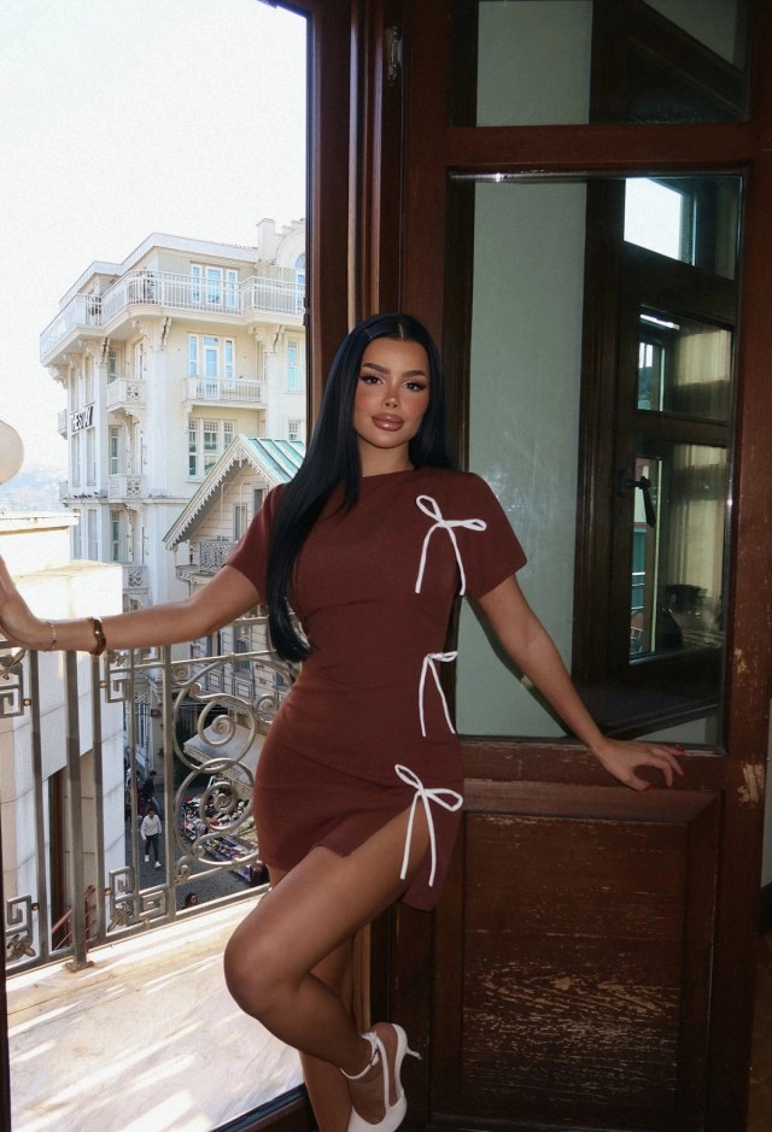 Nari Bow Dress - Brand: EYYO ATELIER - Women & Kids, Baby Clothes Wholesale - TheBS Women