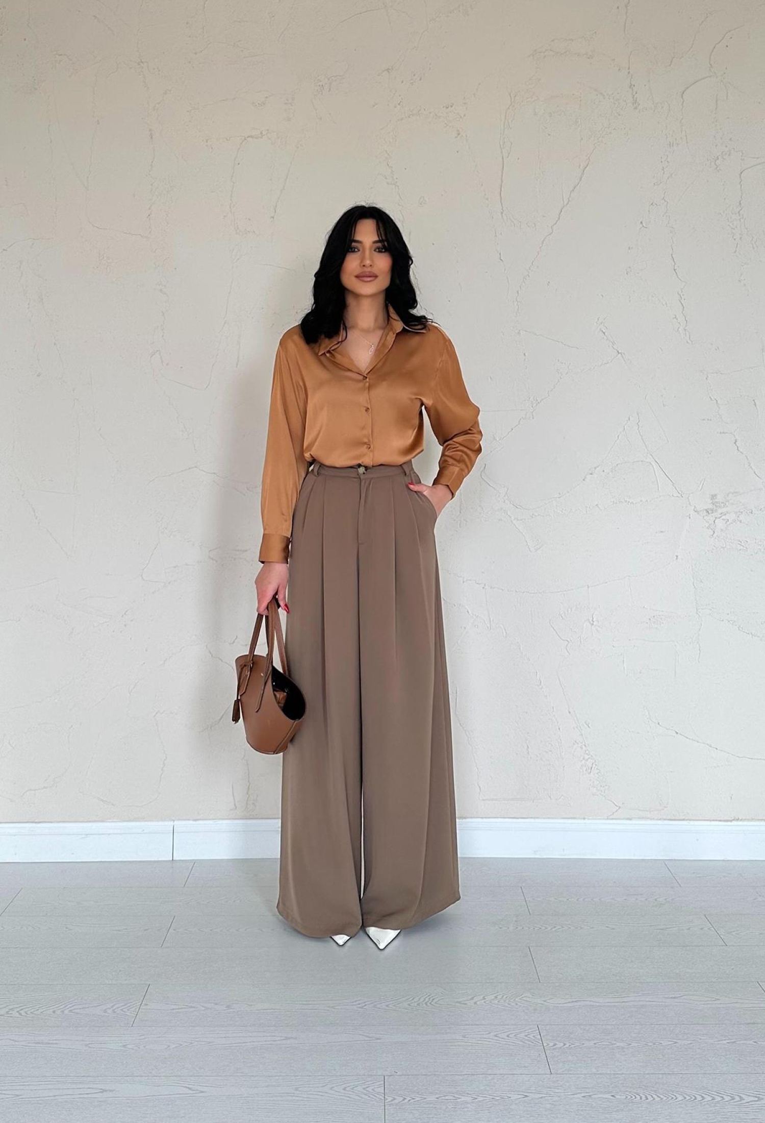 Pleated Comfort Trousers - Brand: Elisa - Women & Kids, Baby Clothes Wholesale - TheBS Women