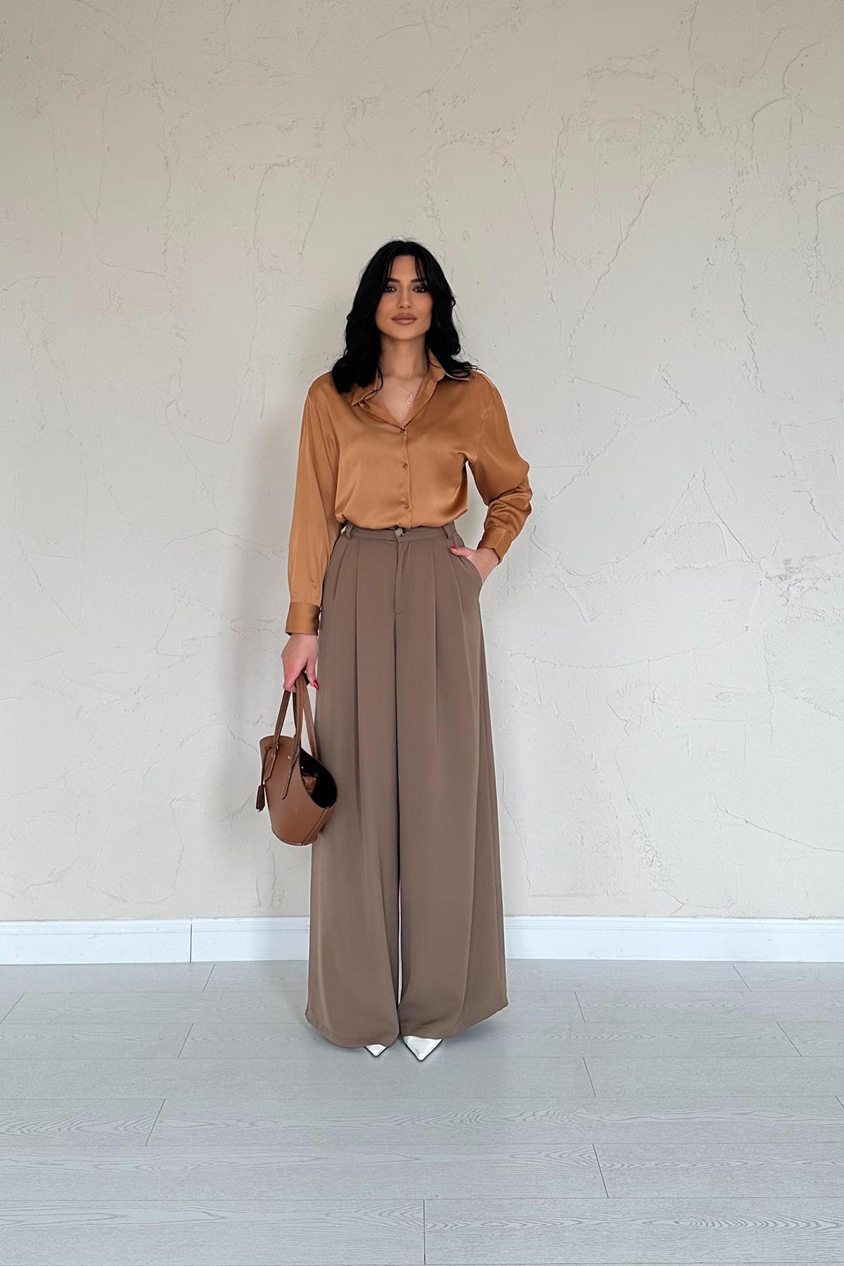 Pleated Comfort Trousers – Brand: Elisa – Women & Kids, Baby Clothes Wholesale – TheBS Women