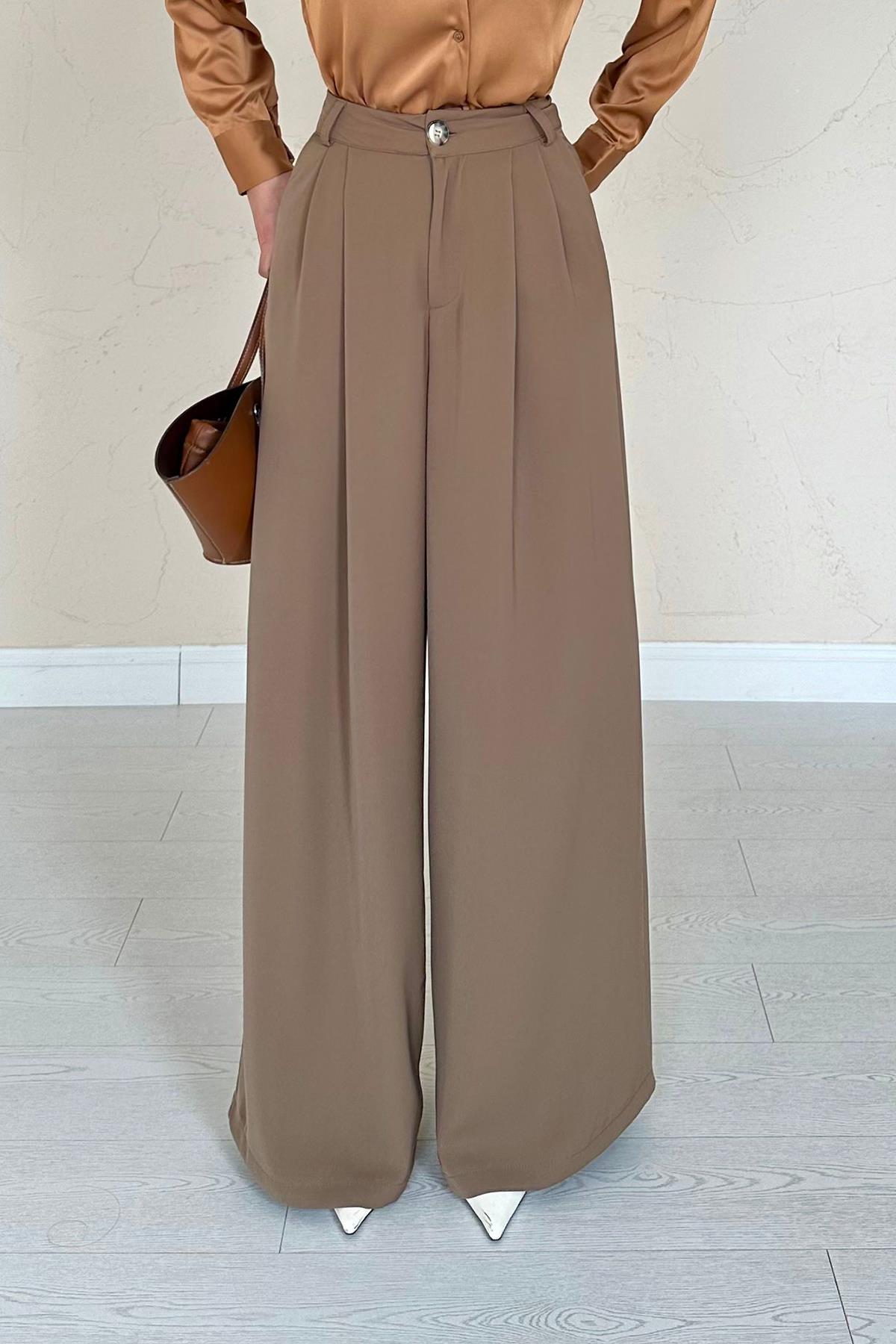 Pleated Comfort Trousers – Brand: Elisa – Women & Kids, Baby Clothes Wholesale – TheBS Women