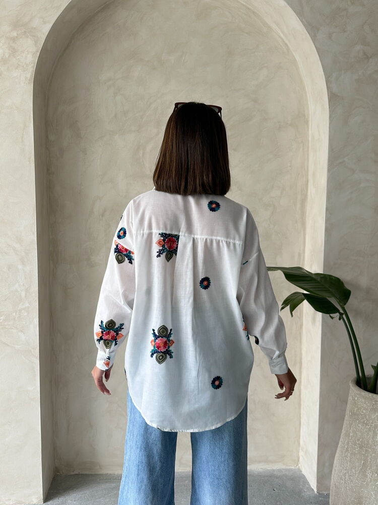 Shirt With Embroidery Detail – Brand: Topshow – Women & Kids, Baby Clothes Wholesale – TheBS Women