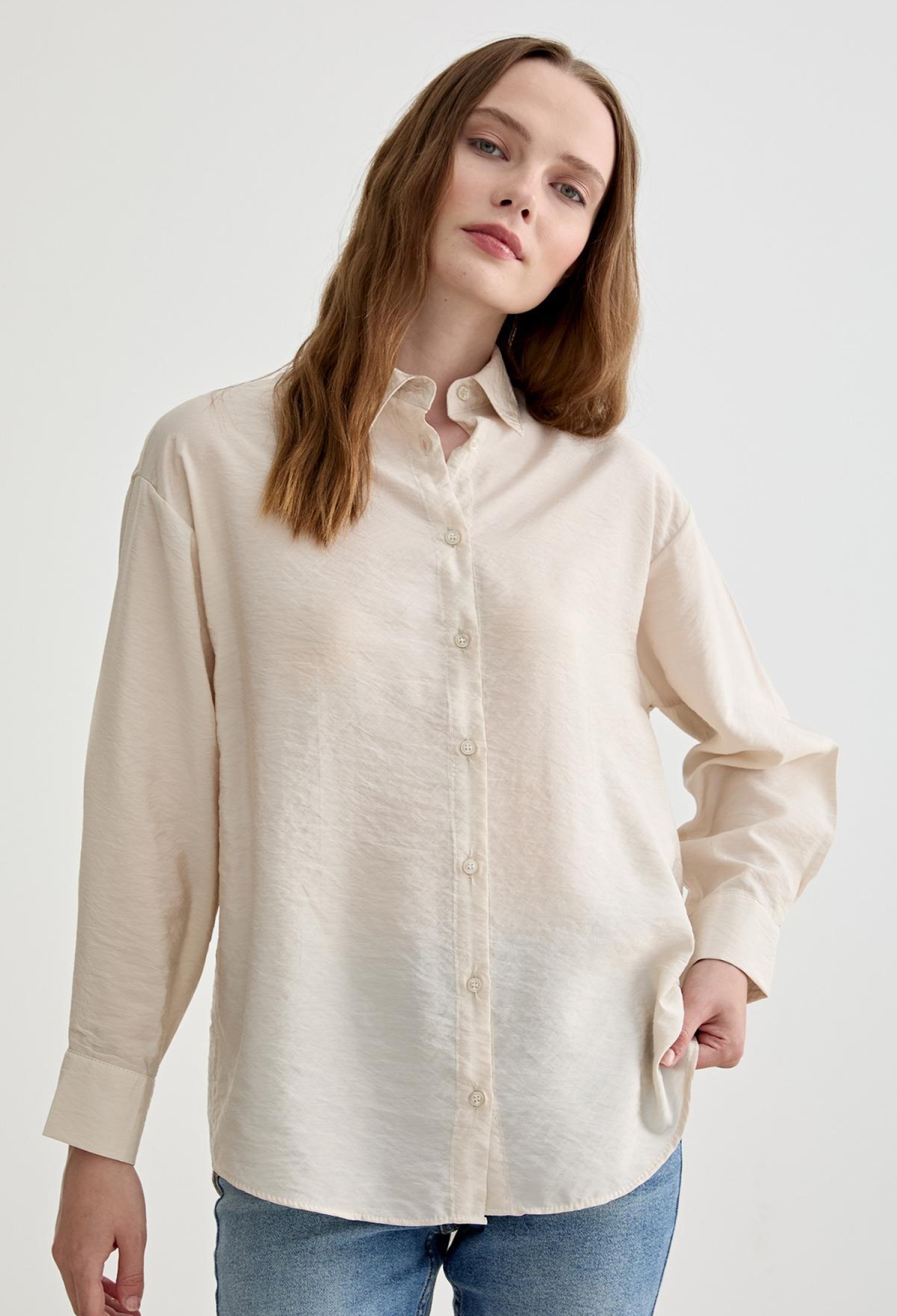 Women's Oversize Modal Shirt - Brand: Levure - Women & Kids, Baby Clothes Wholesale - TheBS Women