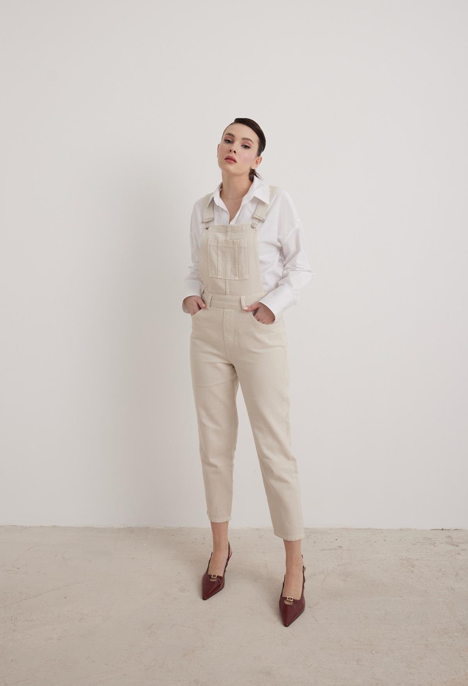 Gabardine Salopet - Stone - Brand: Levure - Women & Kids, Baby Clothes Wholesale - TheBS Women