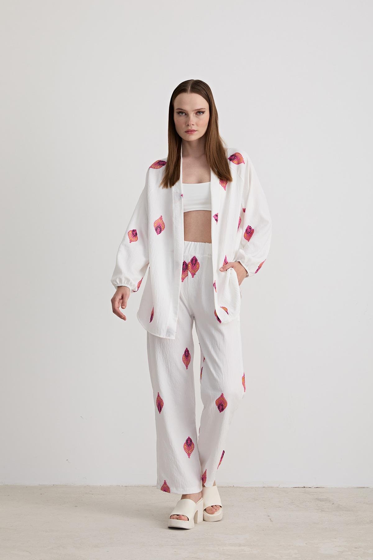 Paisley Patterned Long Sleeve Jacket - Brand: Levure - Women & Kids, Baby Clothes Wholesale - TheBS Women