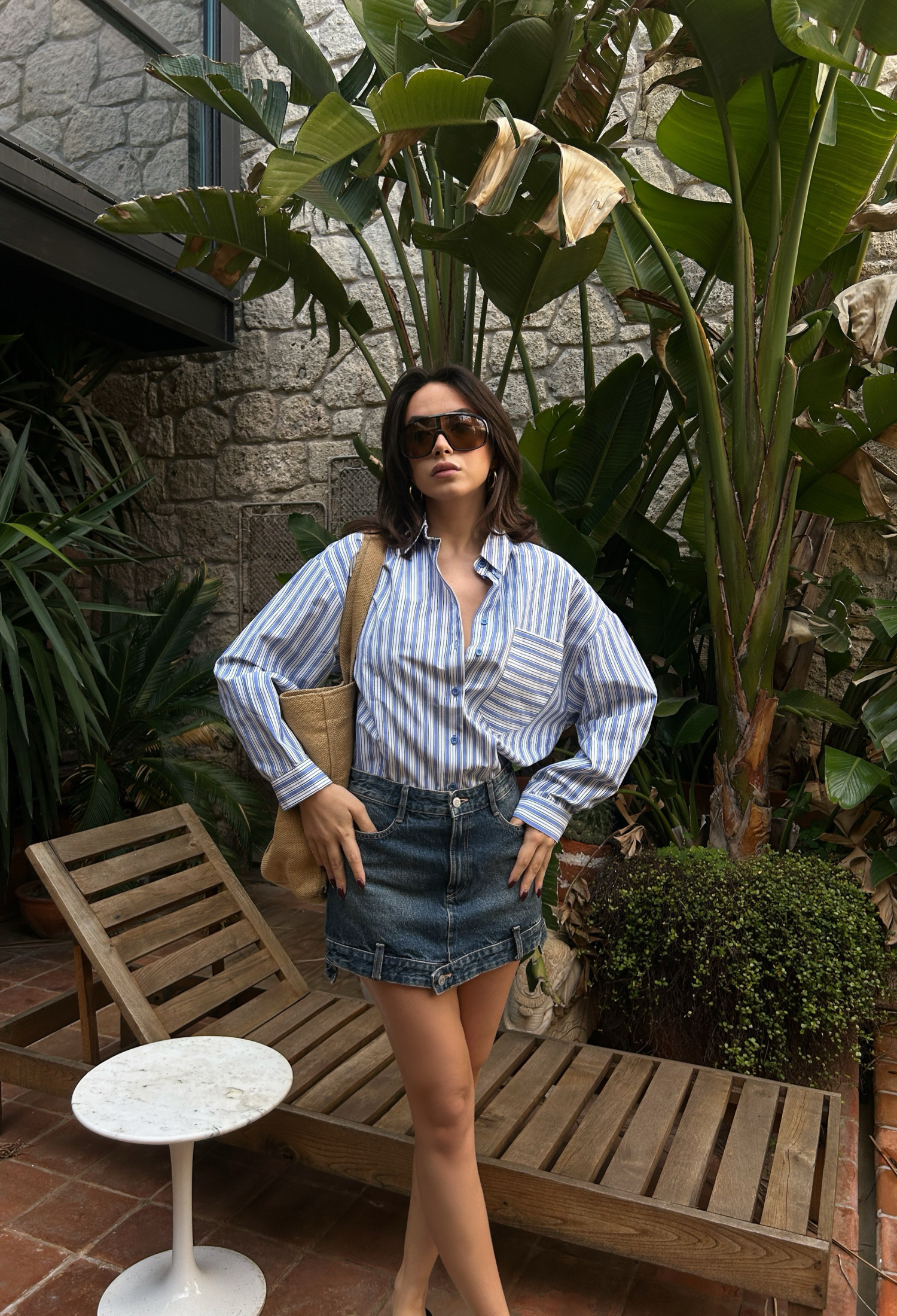 Striped Wide Cut Shirt 29057 - Brand: First Angels - Women & Kids, Baby Clothes Wholesale - TheBS Women