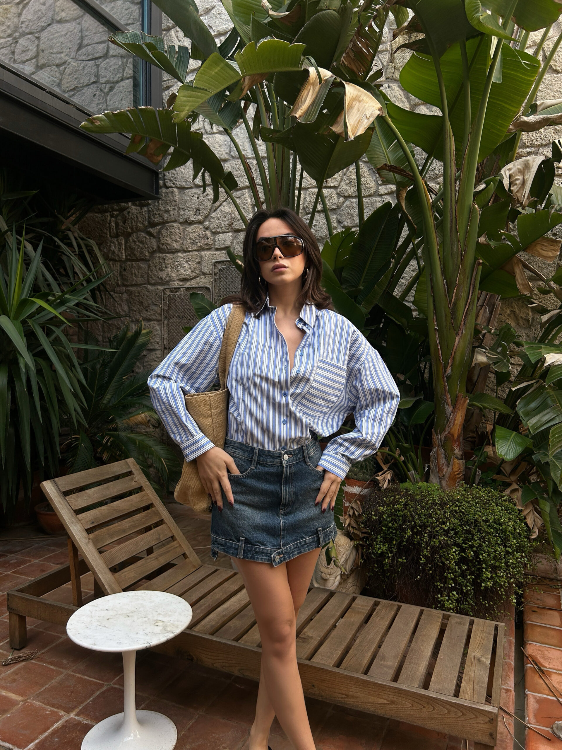 Striped Wide Cut Shirt 29057 - Brand: First Angels - Women & Kids, Baby Clothes Wholesale - TheBS Women