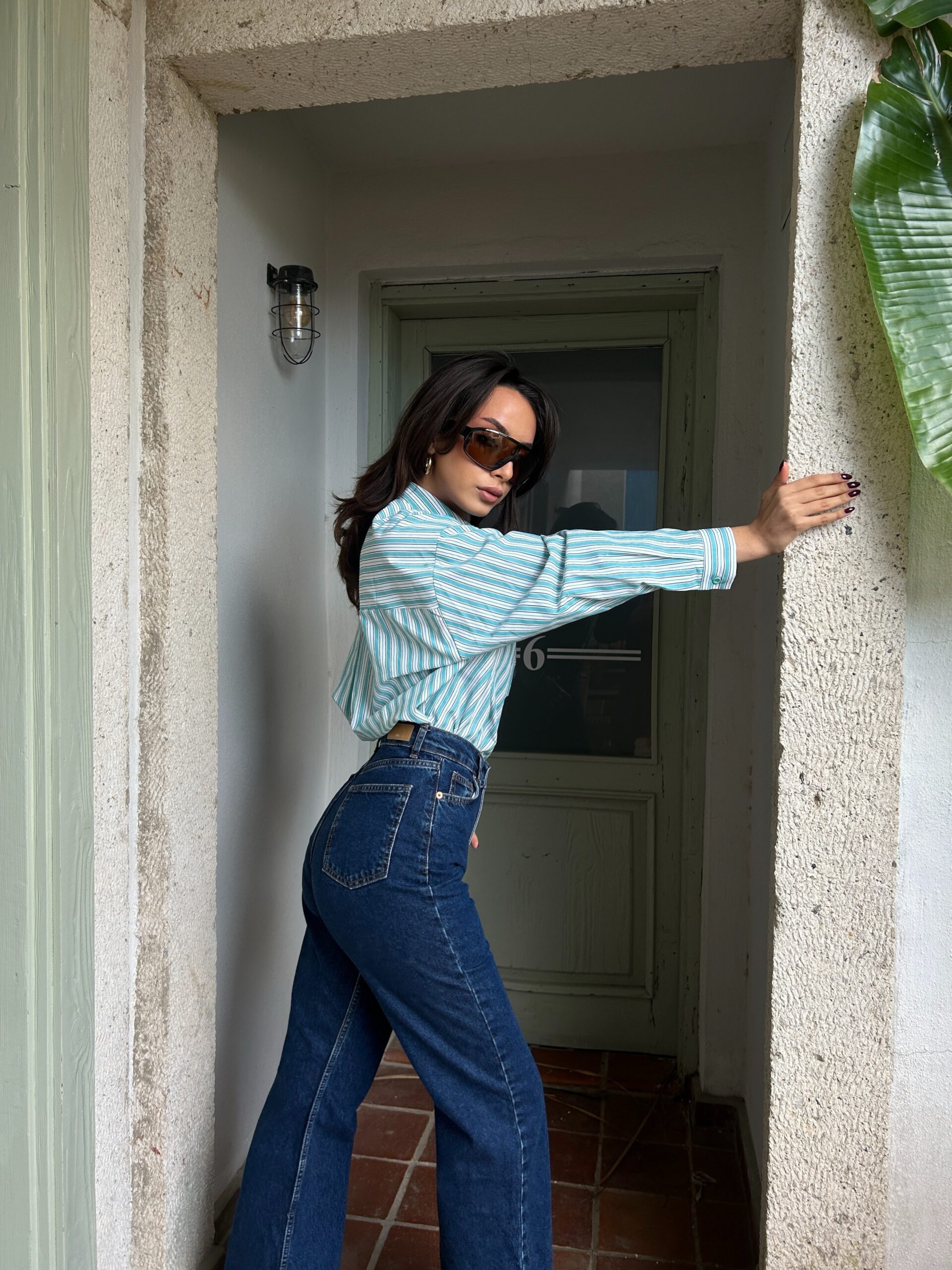 Striped Wide Cut Shirt 29057 – Brand: First Angels – Women & Kids, Baby Clothes Wholesale – TheBS Women