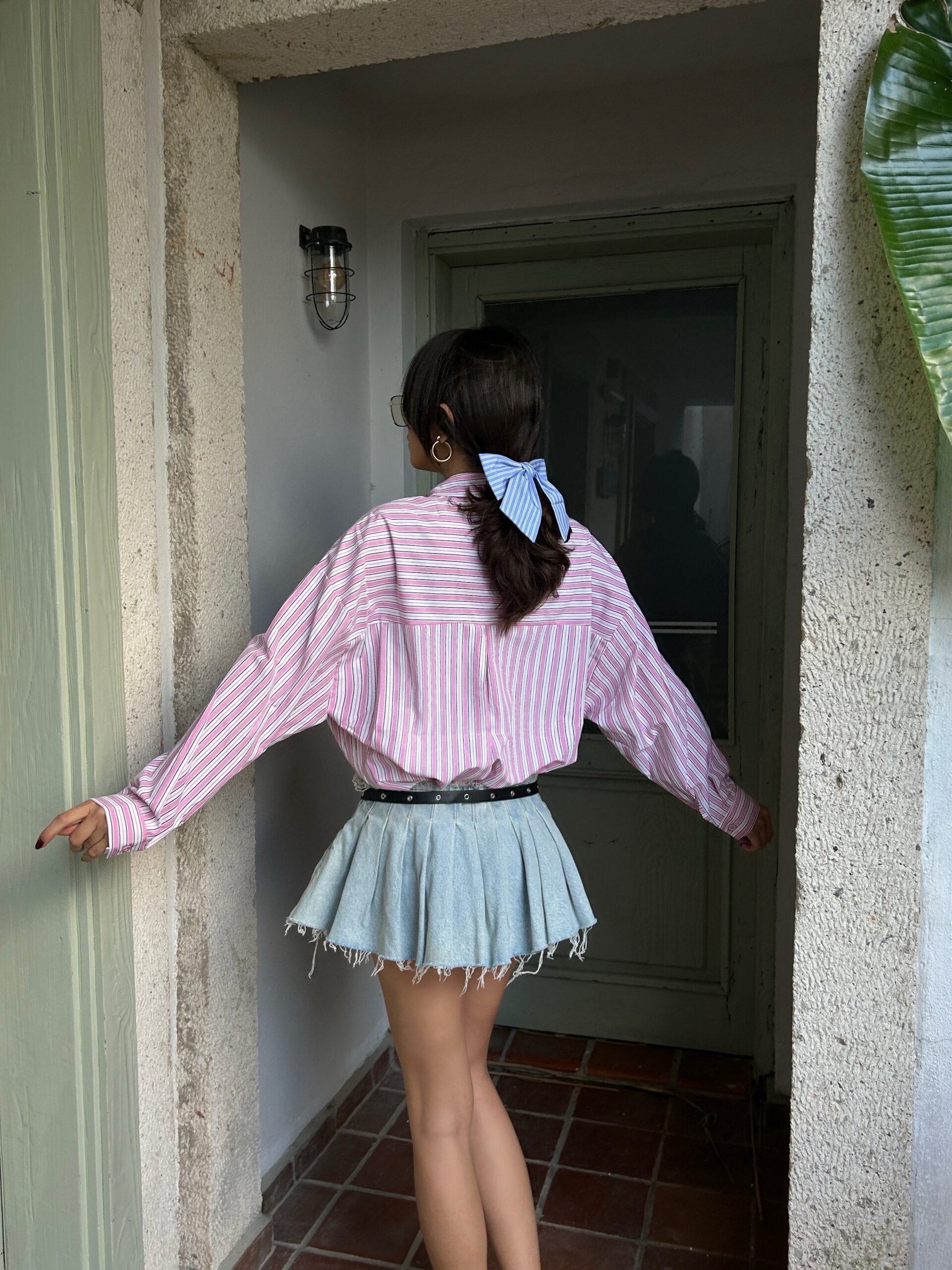 Striped Wide Cut Shirt 29057 – Brand: First Angels – Women & Kids, Baby Clothes Wholesale – TheBS Women