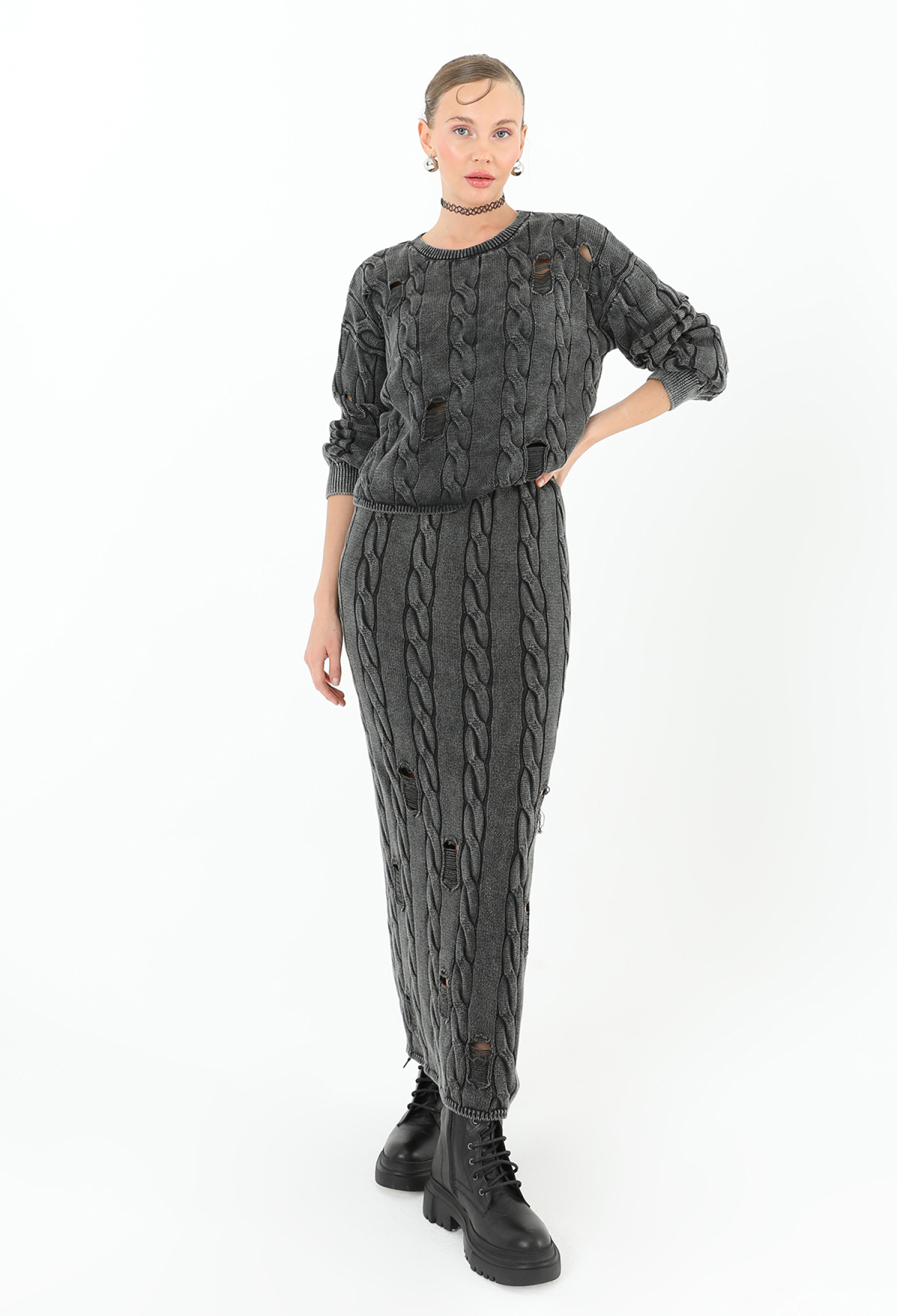 Knitwear Long Skirt - Brand: SOUL - Women & Kids, Baby Clothes Wholesale - TheBS Women