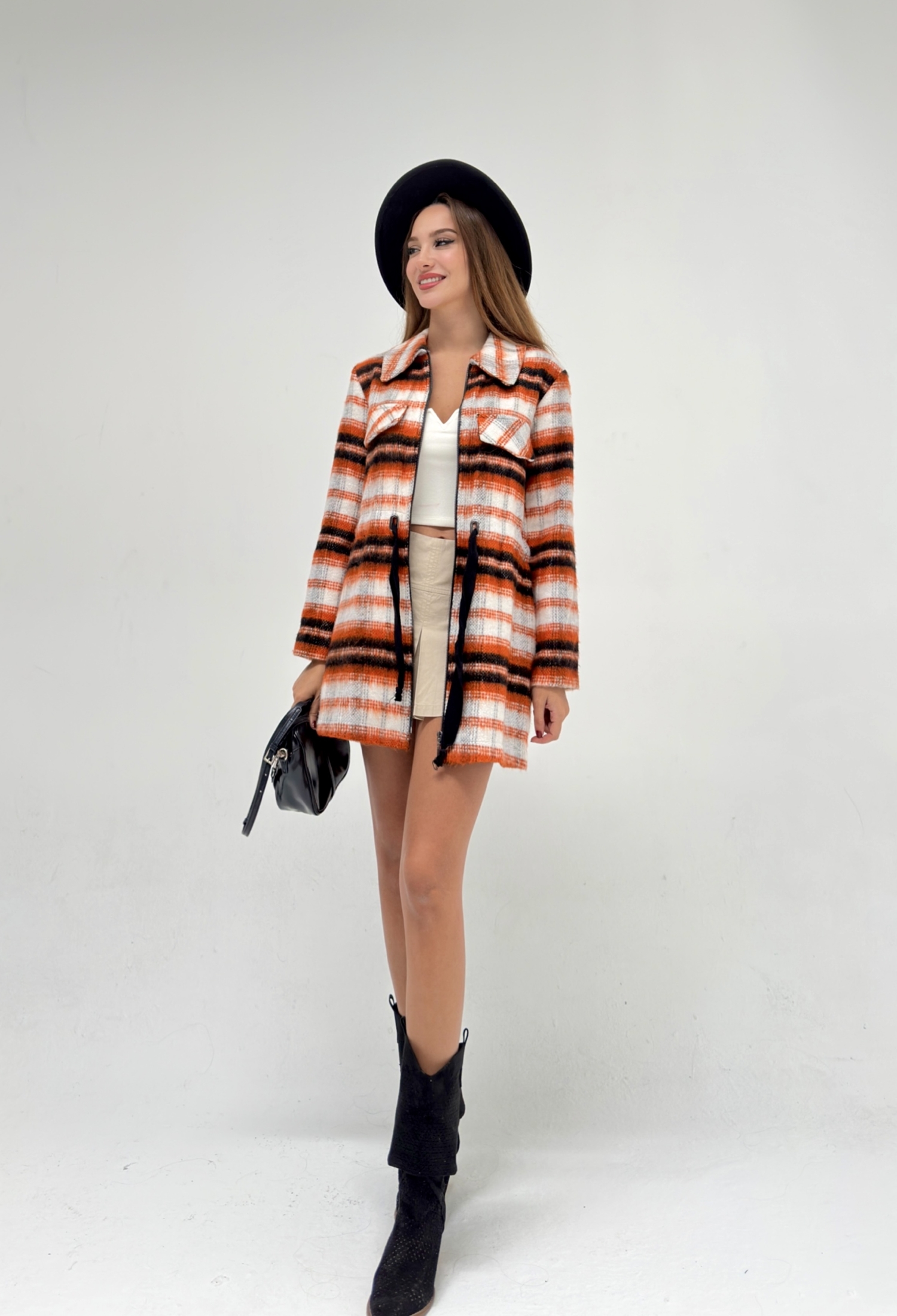 Plaid Coat - Brand: STEPS - Women & Kids, Baby Clothes Wholesale - TheBS Women