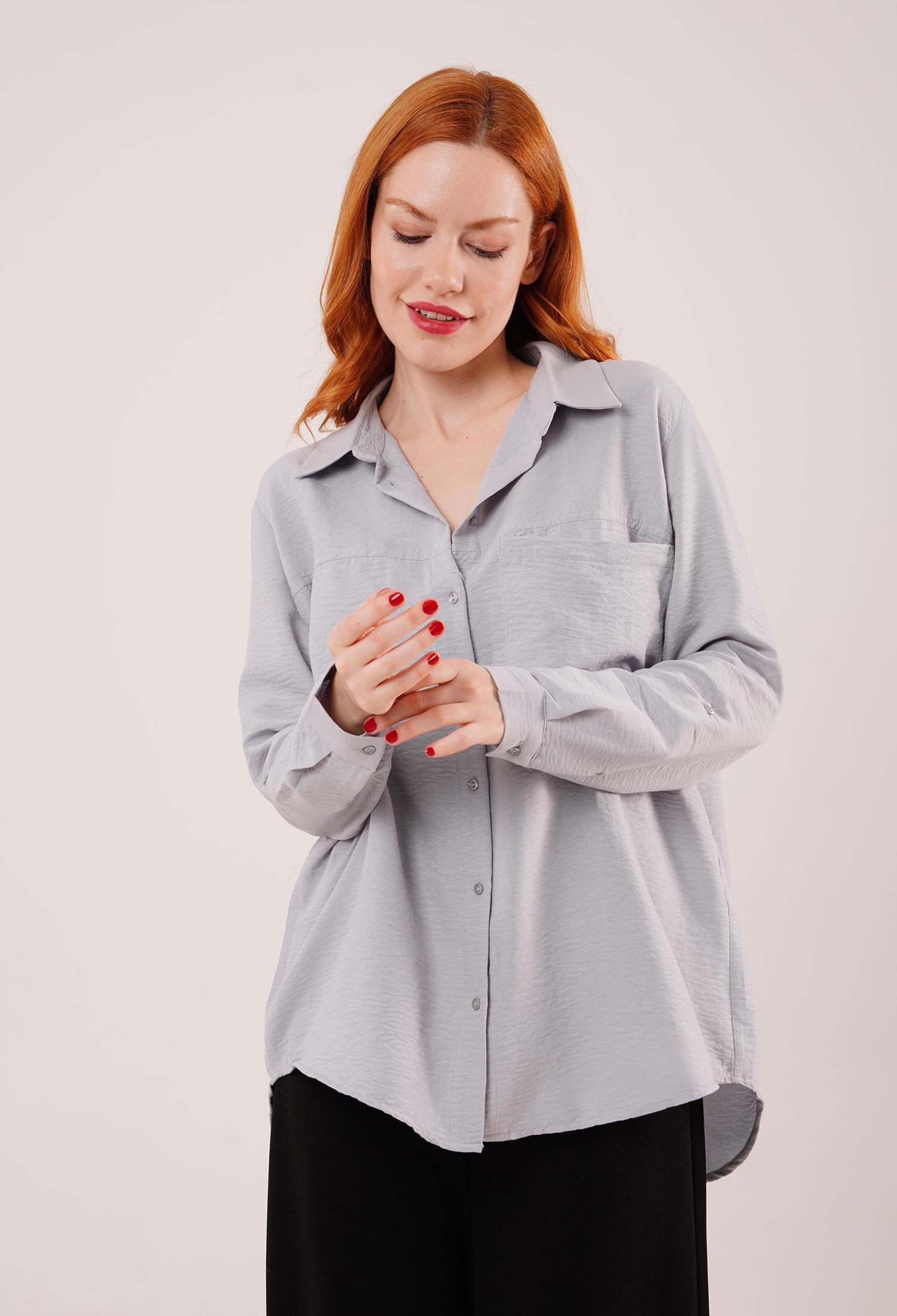 Wholesale Grimelange Shirt With Pockets - Brand: Lustrin - Women & Kids, Baby Clothes Wholesale - TheBS Women