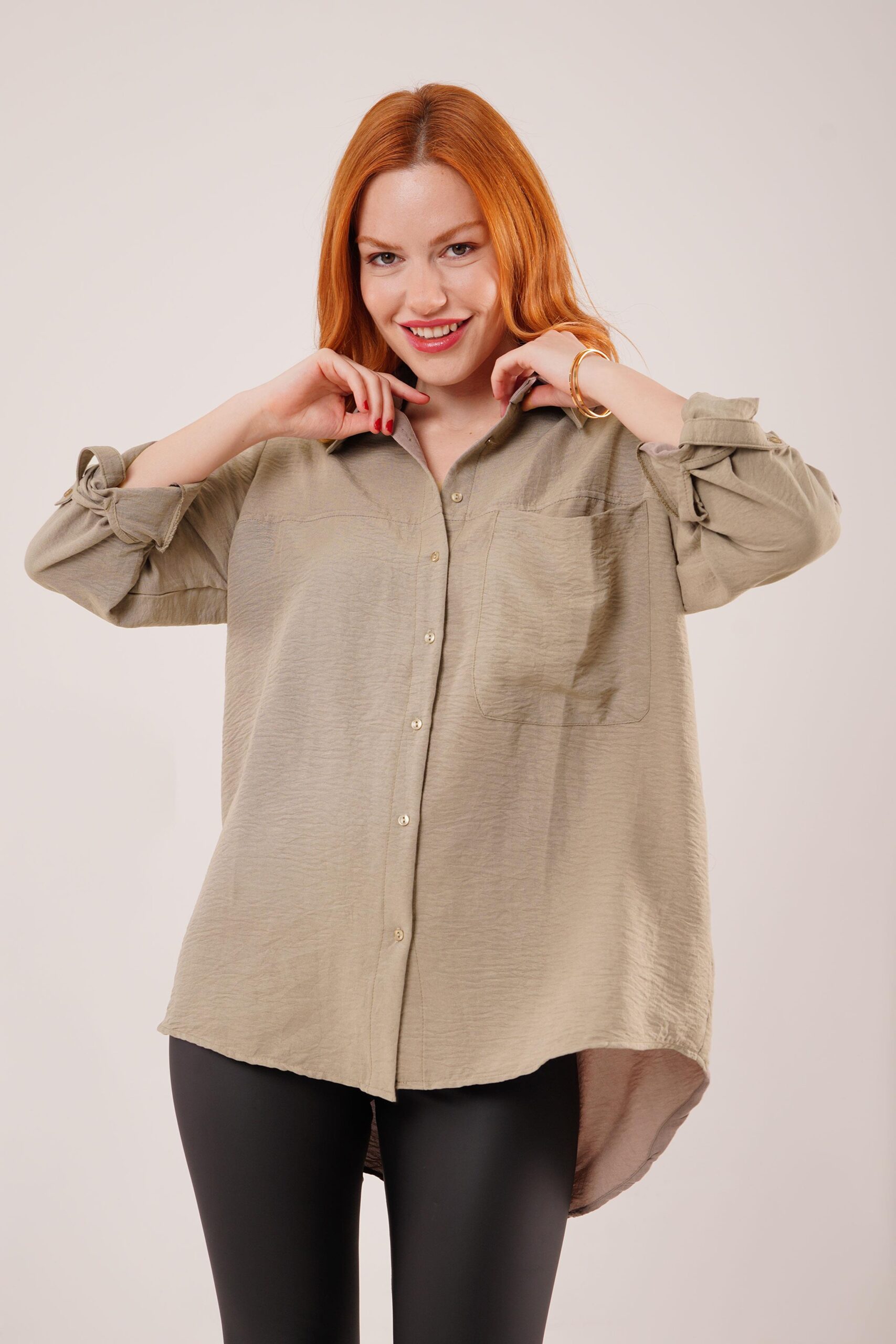 WholesaleShirt With Slippery Cut Pockets – Brand: Lustrin – Women & Kids, Baby Clothes Wholesale – TheBS Women