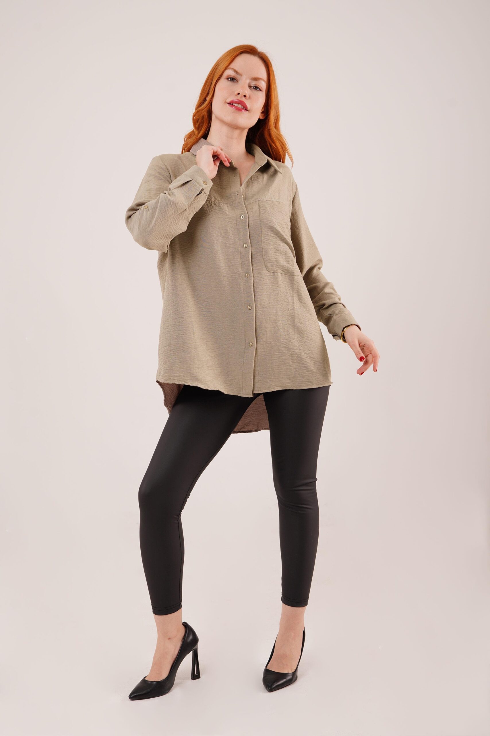 WholesaleShirt With Slippery Cut Pockets – Brand: Lustrin – Women & Kids, Baby Clothes Wholesale – TheBS Women