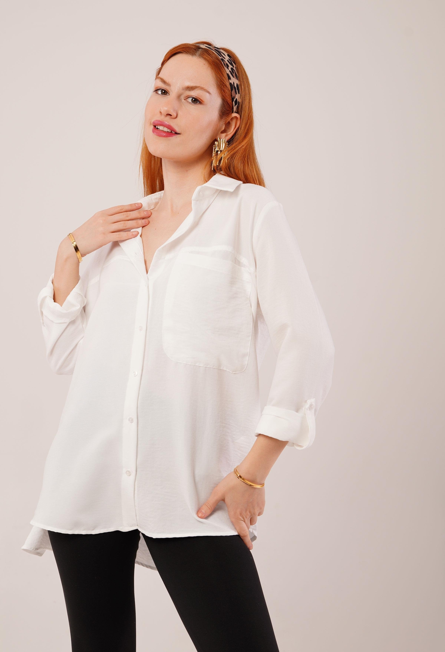 WholesaleShirt With Slippery Cut Pockets - Brand: Lustrin - Women & Kids, Baby Clothes Wholesale - TheBS Women