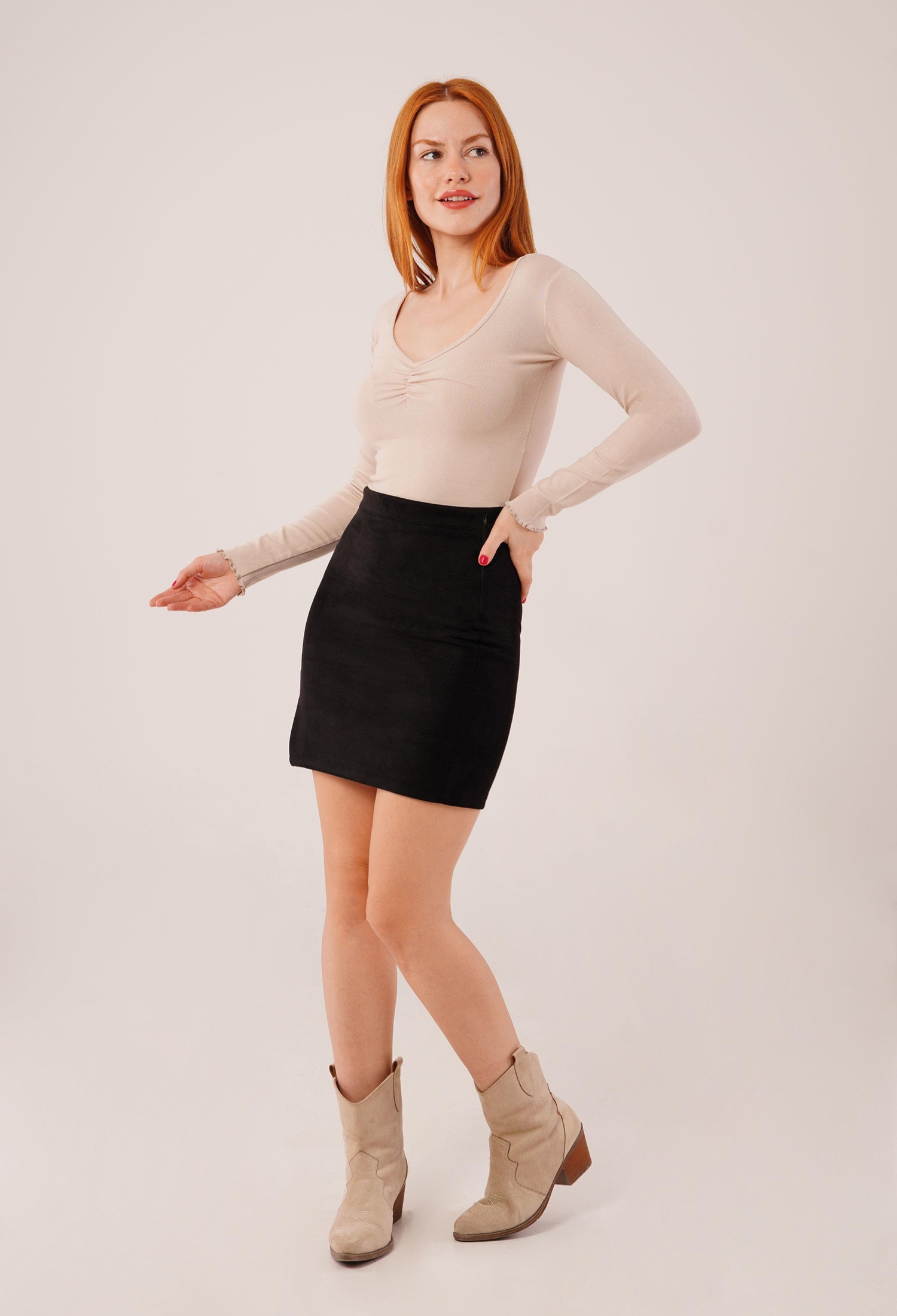 Wide CollarWholesale Basic Body Blouse - Brand: Lustrin - Women & Kids, Baby Clothes Wholesale - TheBS Women