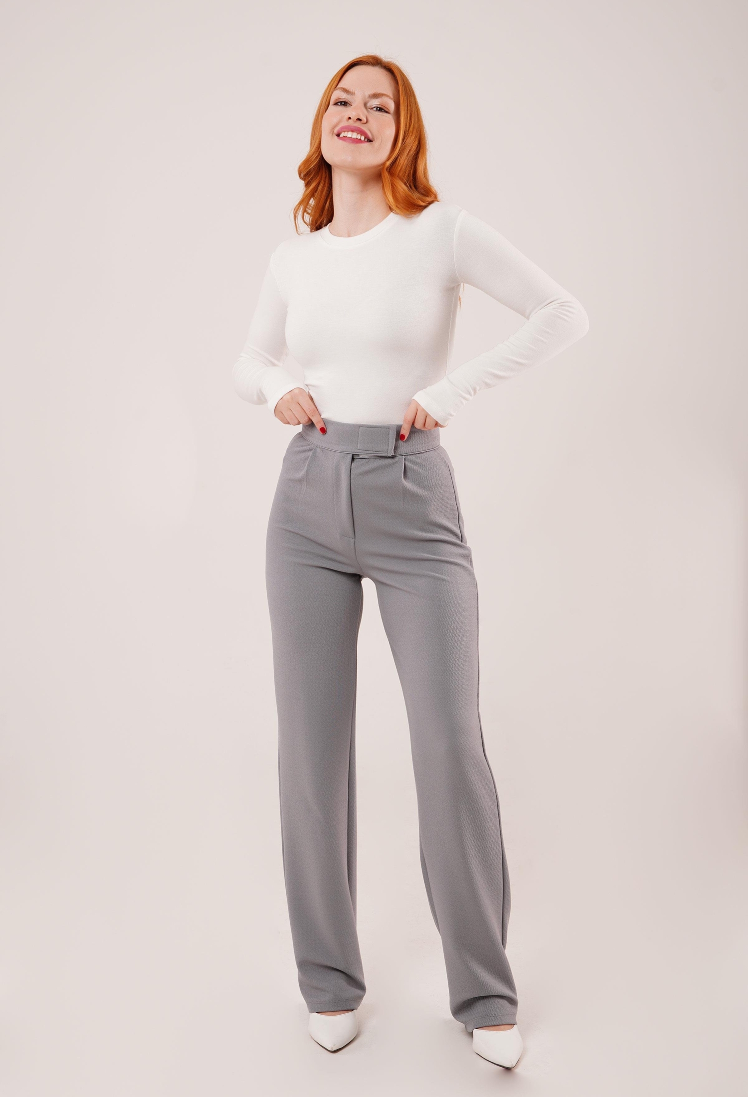 Velcro Closure DetailedWholesale Pants - Brand: Lustrin - Women & Kids, Baby Clothes Wholesale - TheBS Women