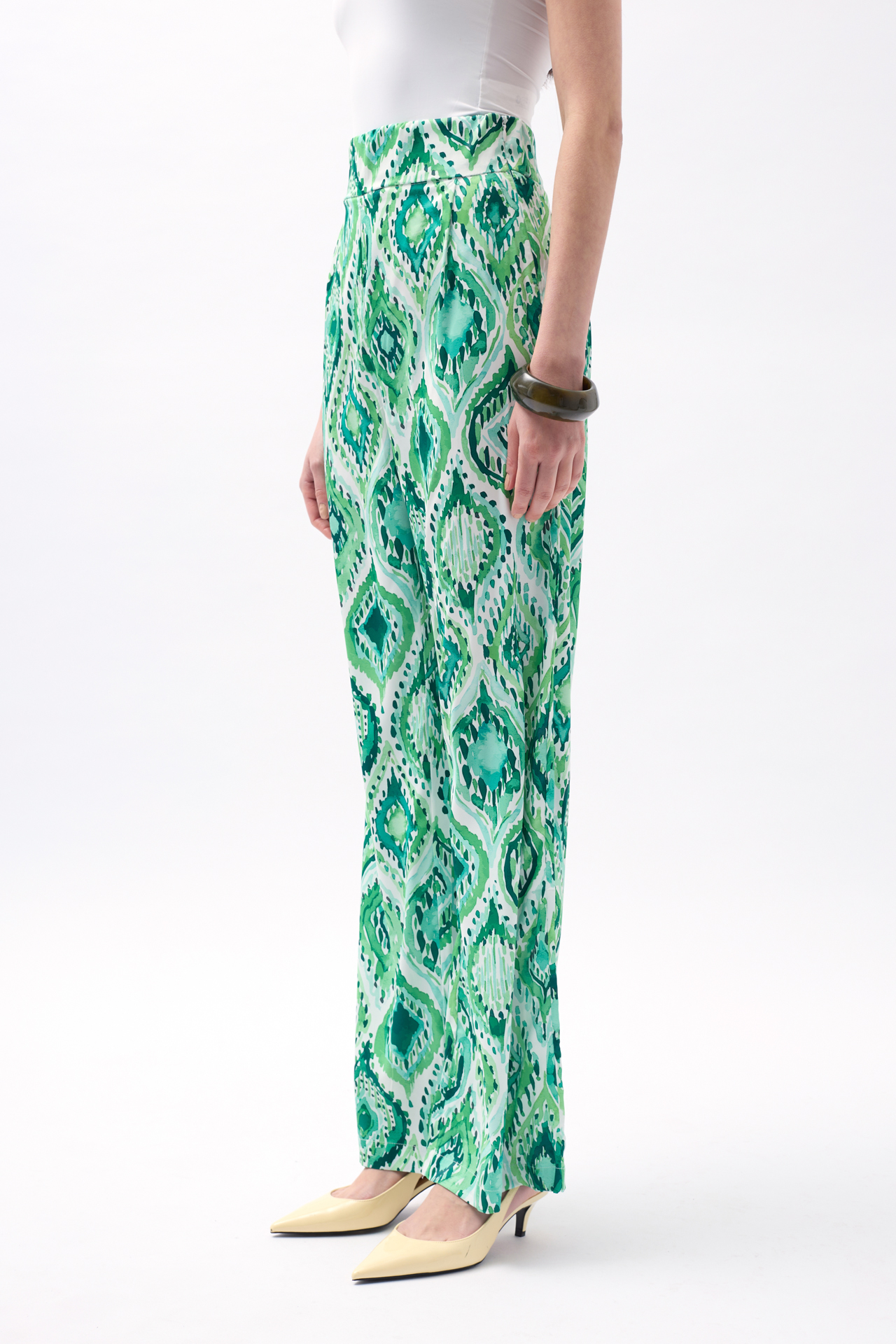 Patterned Satin Trousers – Brand: Black Fashion – Women & Kids, Baby Clothes Wholesale – TheBS Women