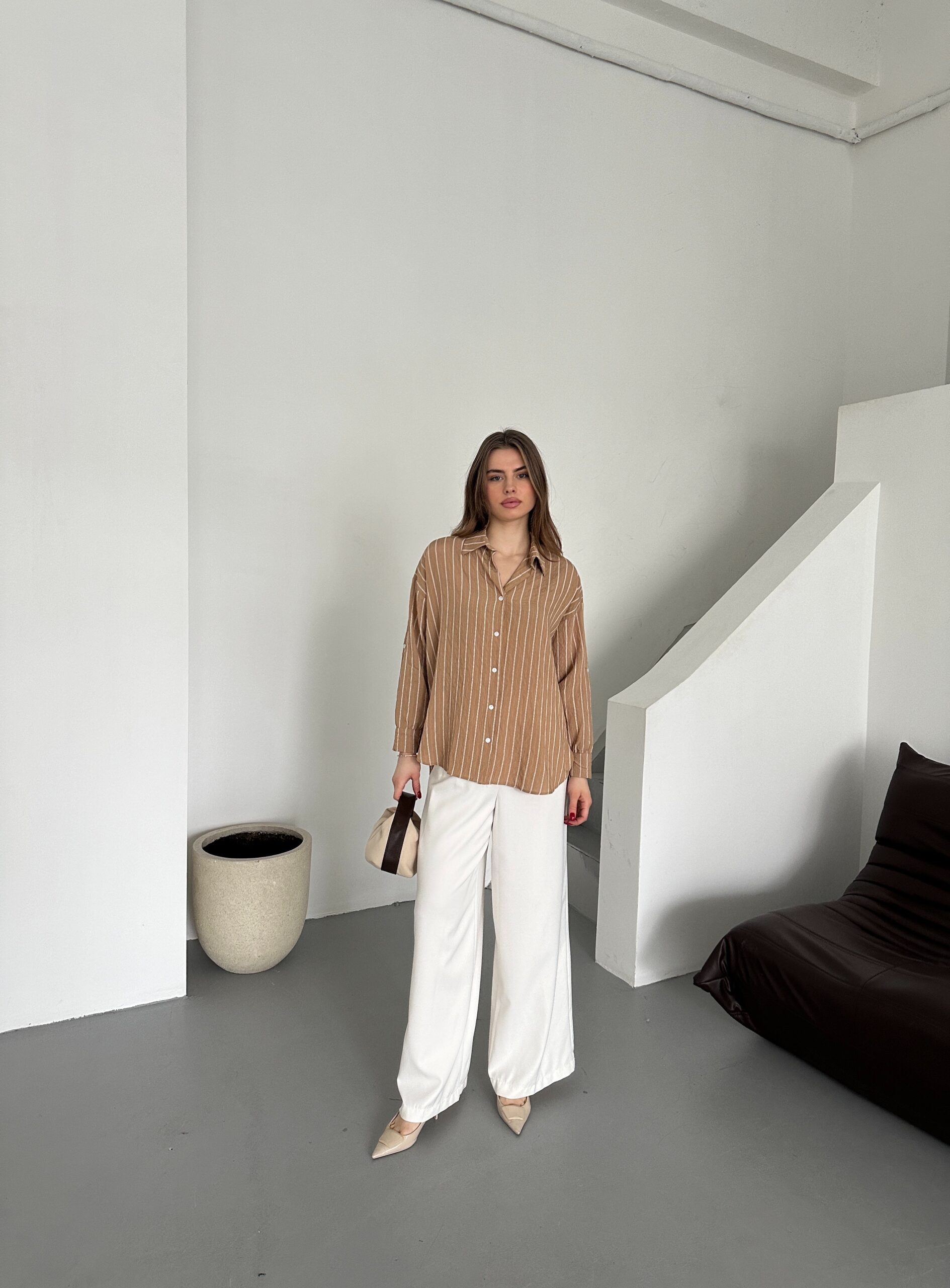 Double Striped Shirt – Brand: My Fashion – Women & Kids, Baby Clothes Wholesale – TheBS Women